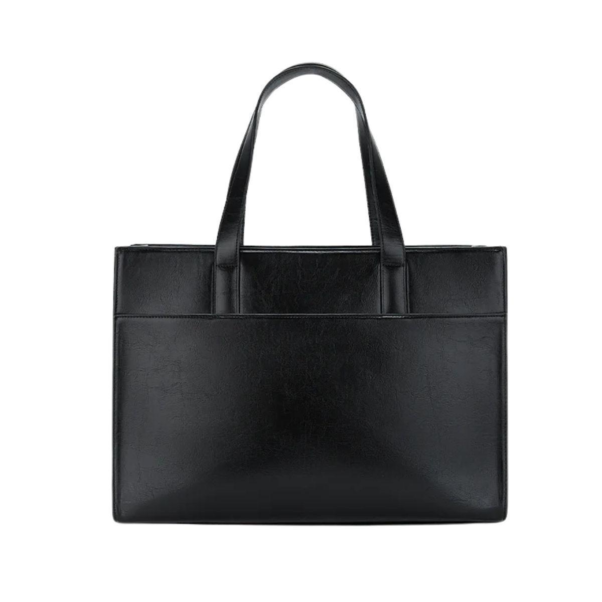 Ecosusi Bolso Tote Olivia para notebook 15.6" - Negro-1