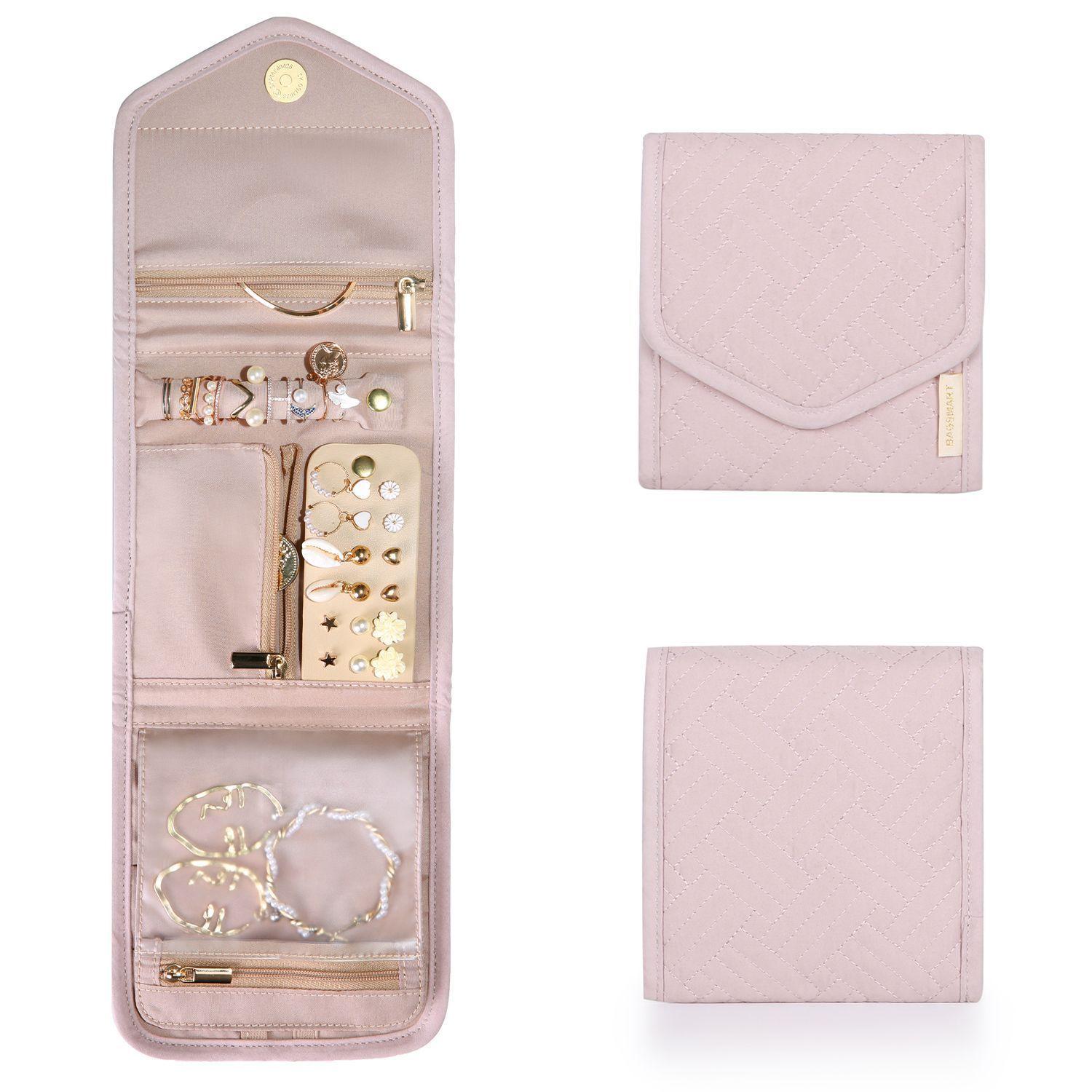 Bagsmart Mini organizador de joyas Jessica - Rosado-4