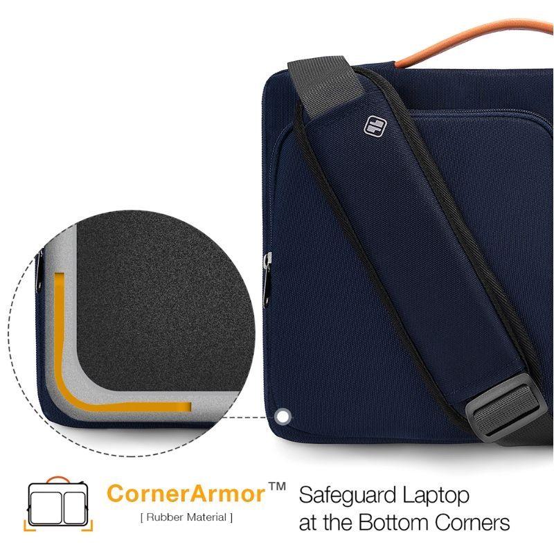 Tomtoc Bolso De Hombro A42 Para Notebook/macbook 16''- Azul Oscuro-5