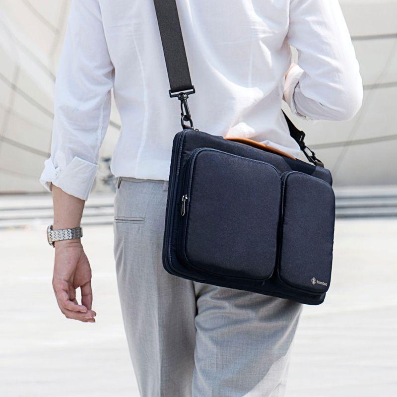 Tomtoc Bolso De Hombro A42 Para Notebook/macbook 16''- Azul Oscuro-6