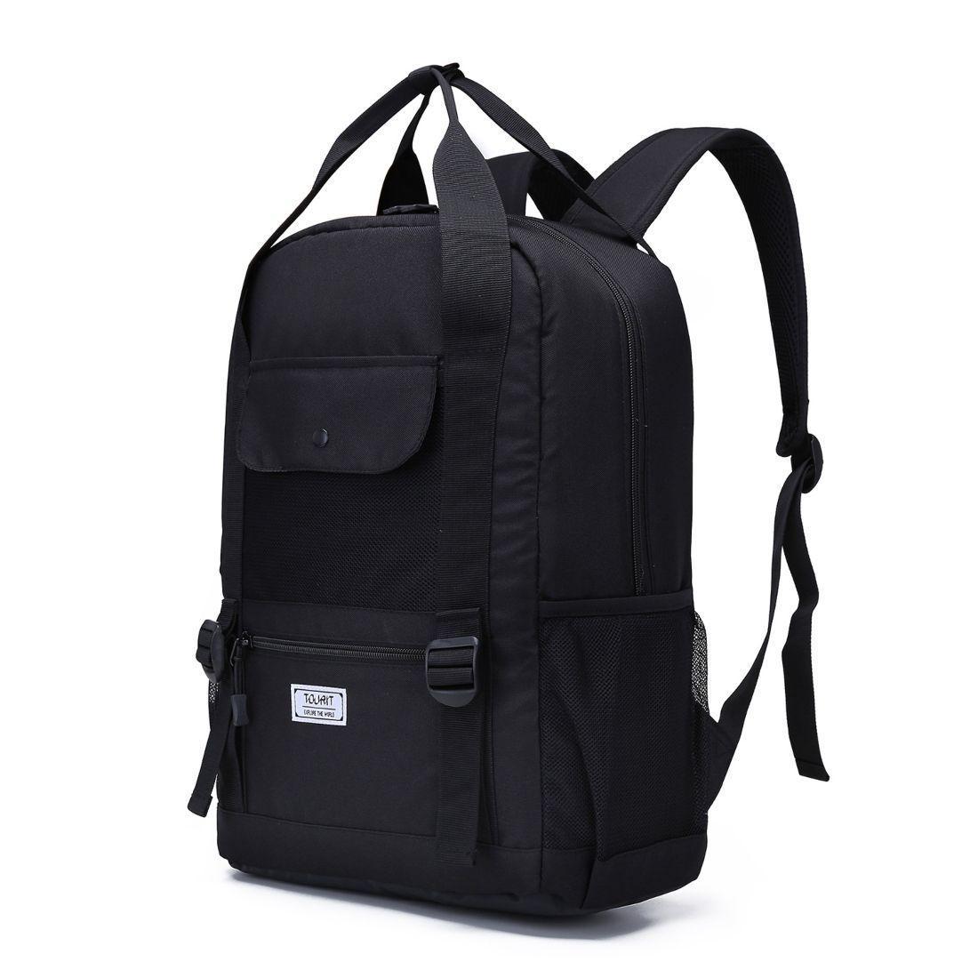 TOURIT Wagtails Mochila  Premium con enfriador vacacional-23L Negro-0