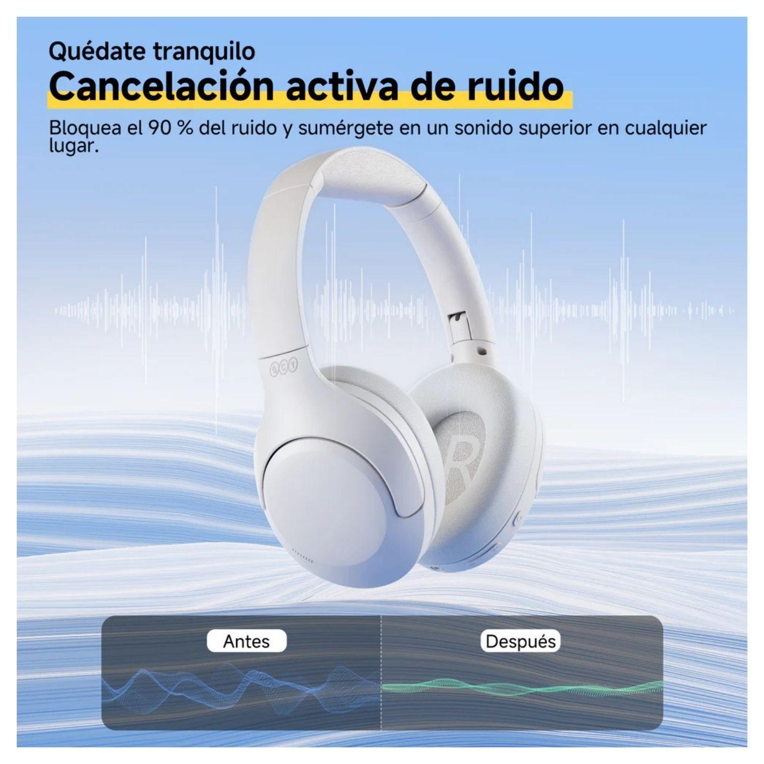 QCY H3 Lite Audifonos Bluetooth Inal mbricos ANC Blanco-2