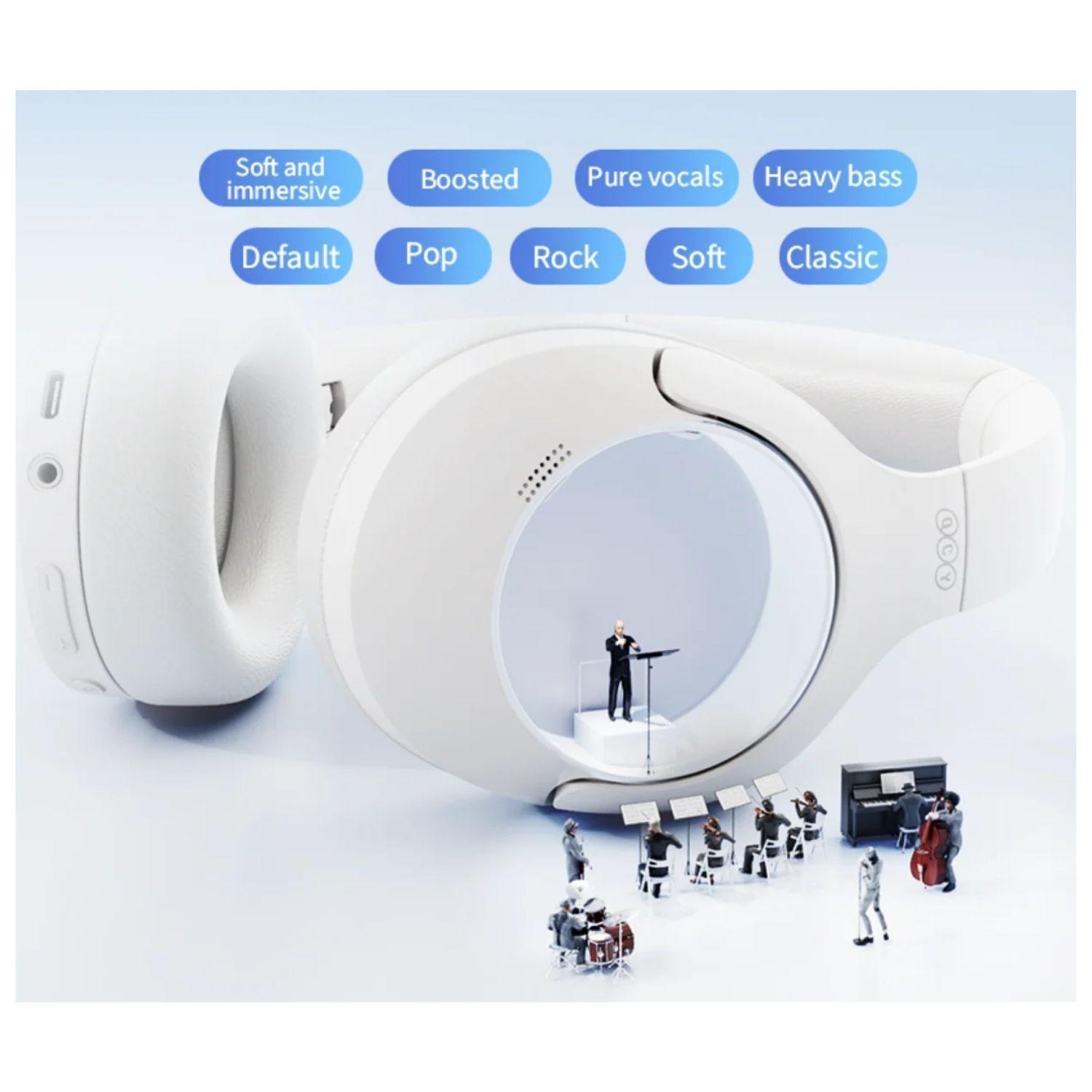 QCY H3 Lite Audifonos Bluetooth Inal mbricos ANC Blanco-8