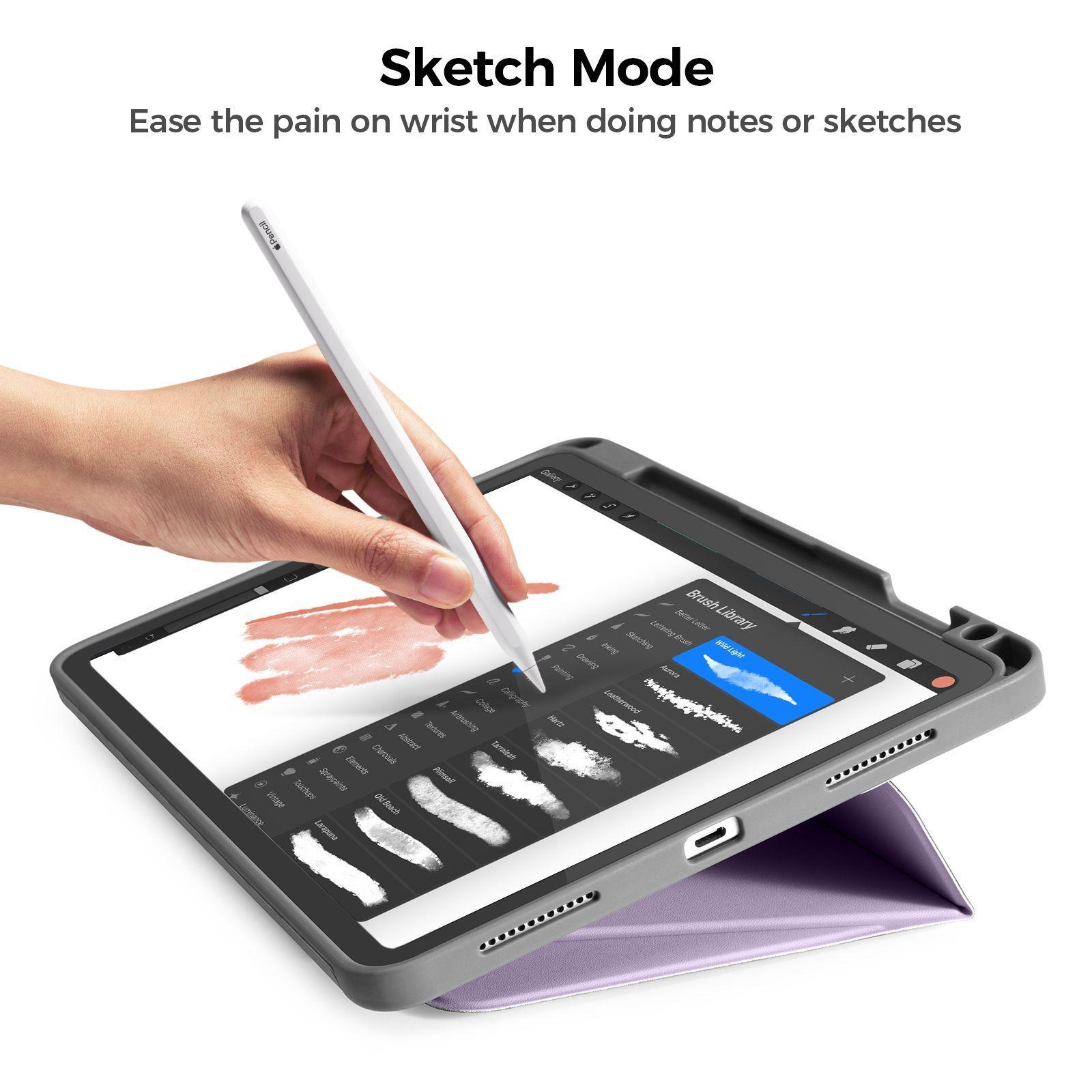 Tomtoc Funda vertical iPad Air 4-5G 10,9'' Blanco-6