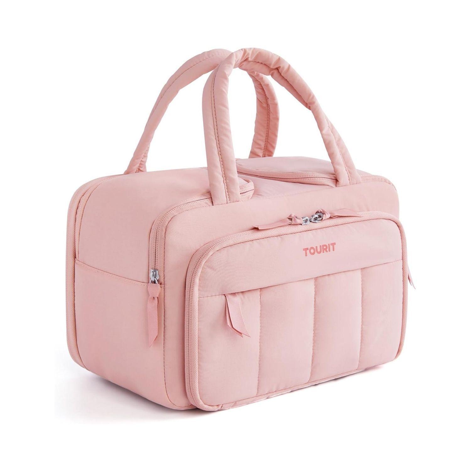 Tourit Lonchera Térmica Puffy 8.5L Hielo Reusable Rosa Oscuro-0