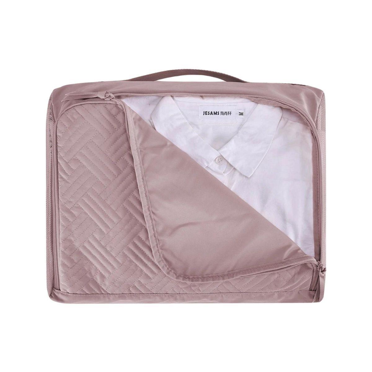 Bagsmart Organizadores de Equipaje Rígidos Acolchados 6 pzs Rosado-2