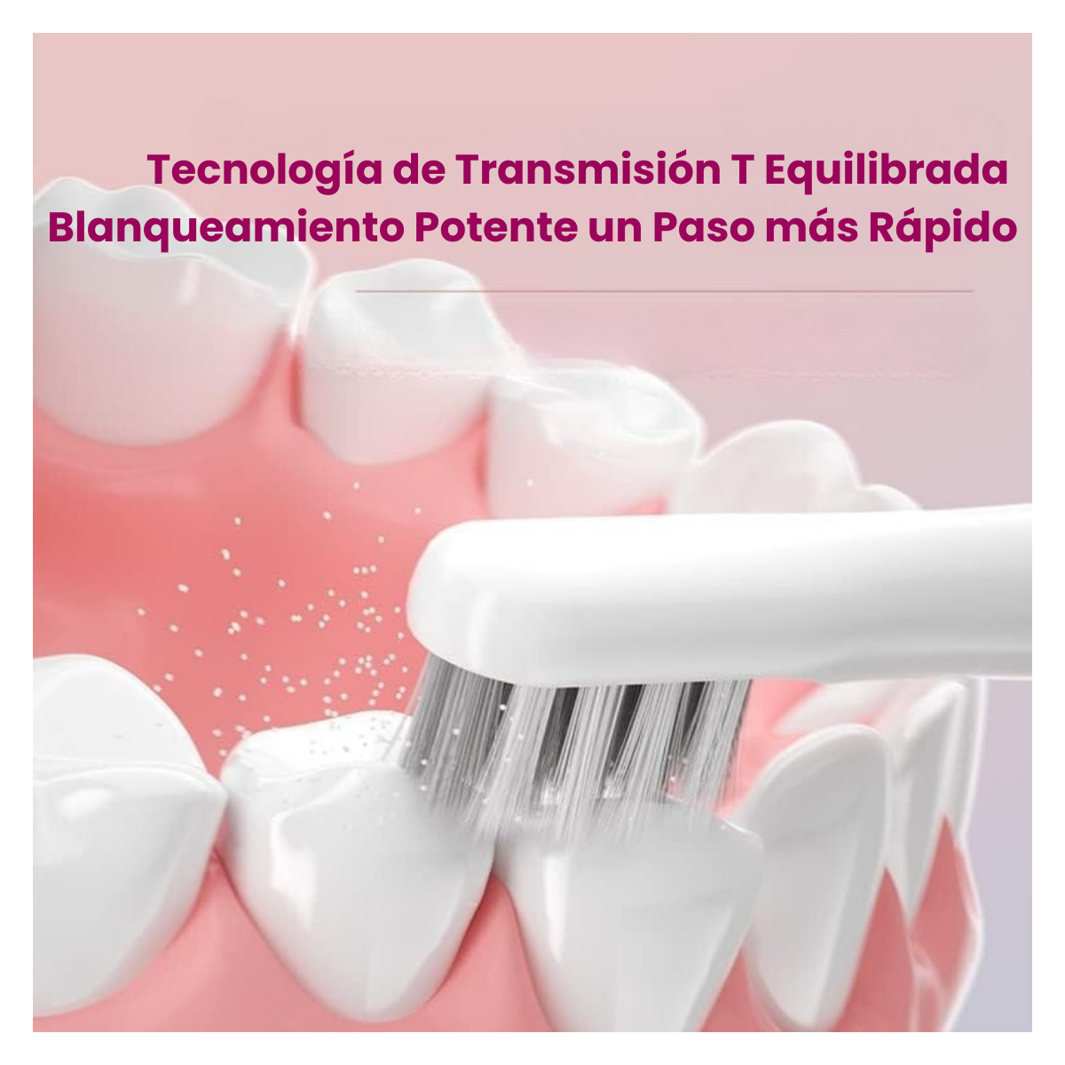 Bomidi Cepillo de Dientes Eléctrico USB T501 Blanco-3