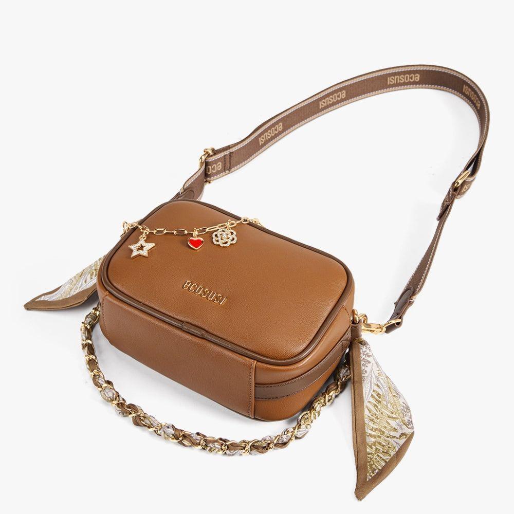 Ecosusi Bolso Bandolera Lola Vibe de 1.7L para 6,3" Marrón-4