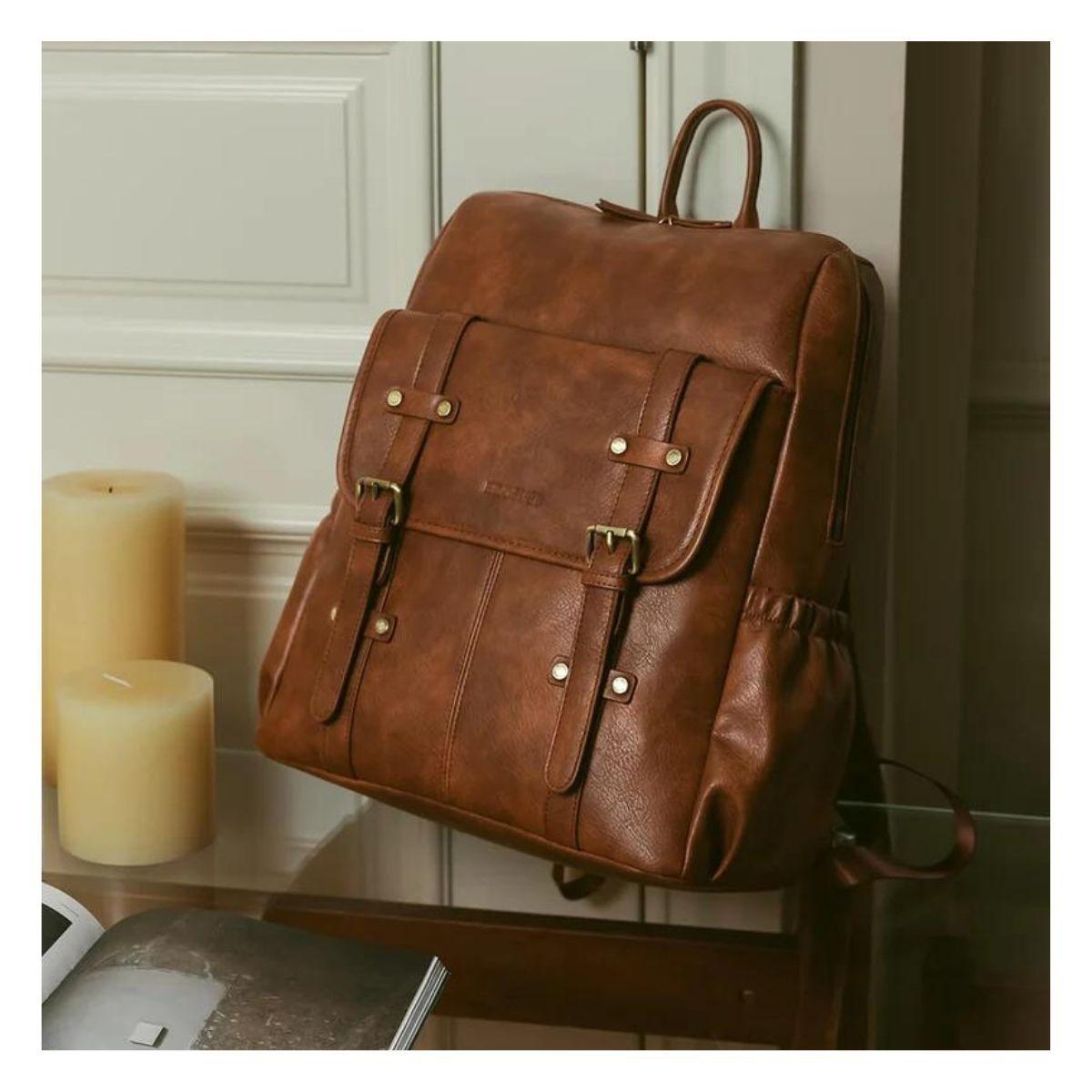 Ecosusi Mochila Scarlett para Notebook 15,6” - Marrón-2