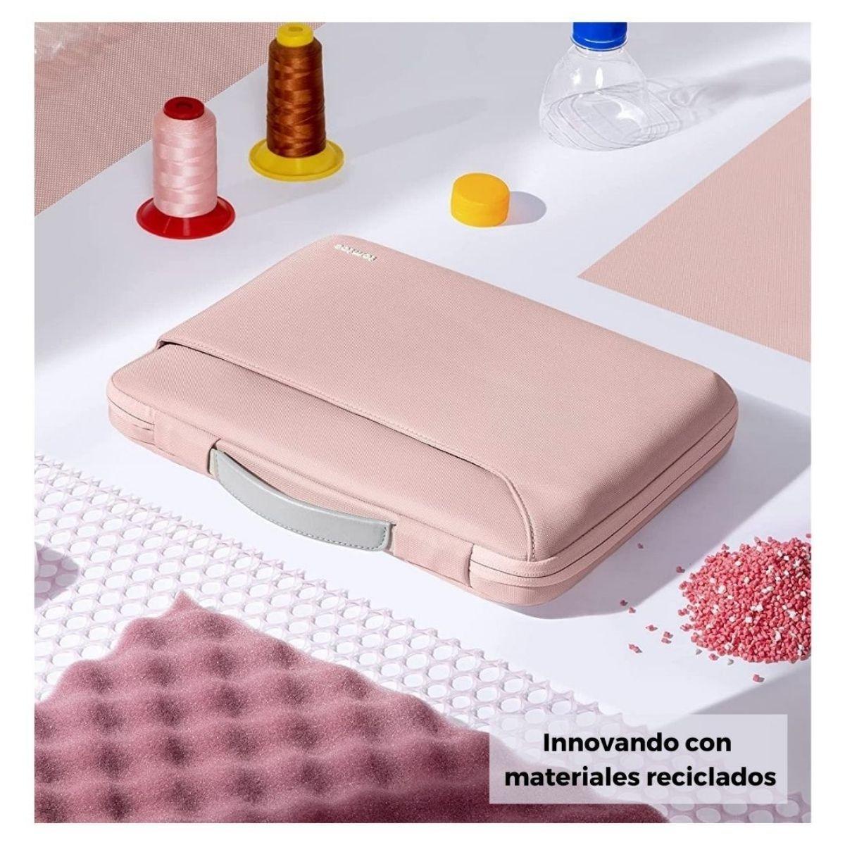 Tomtoc Maletín Defender-A22 MacBook Pro 16" M3/M2/M1 Rosado-7