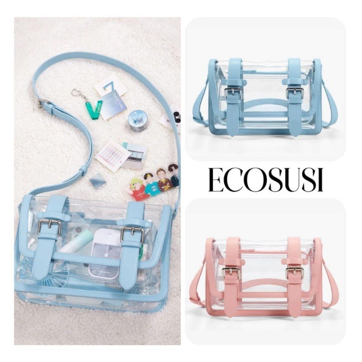 Ecosusi Bolso Mensajero Jane para Tablet 10.2” - Azul Transparente-7