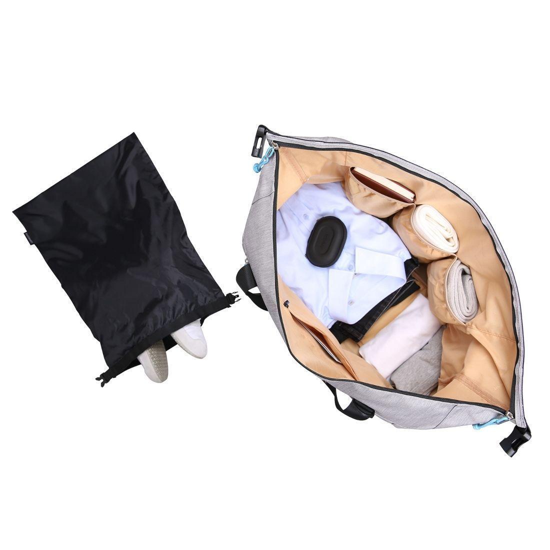 BAGSMART Manmoth bolso de viaje/ anti-robo GRIS-7