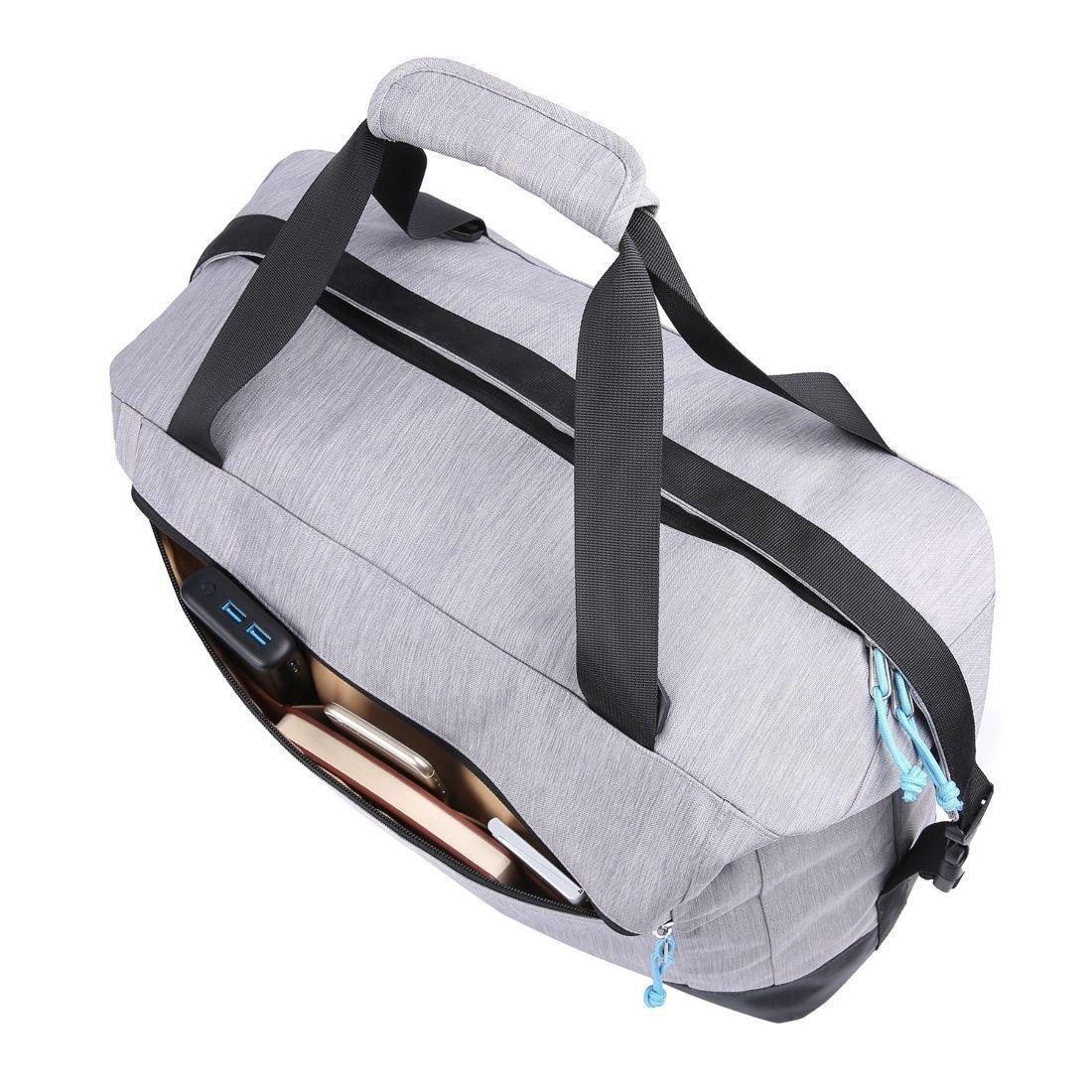 BAGSMART Manmoth bolso de viaje/ anti-robo GRIS-3