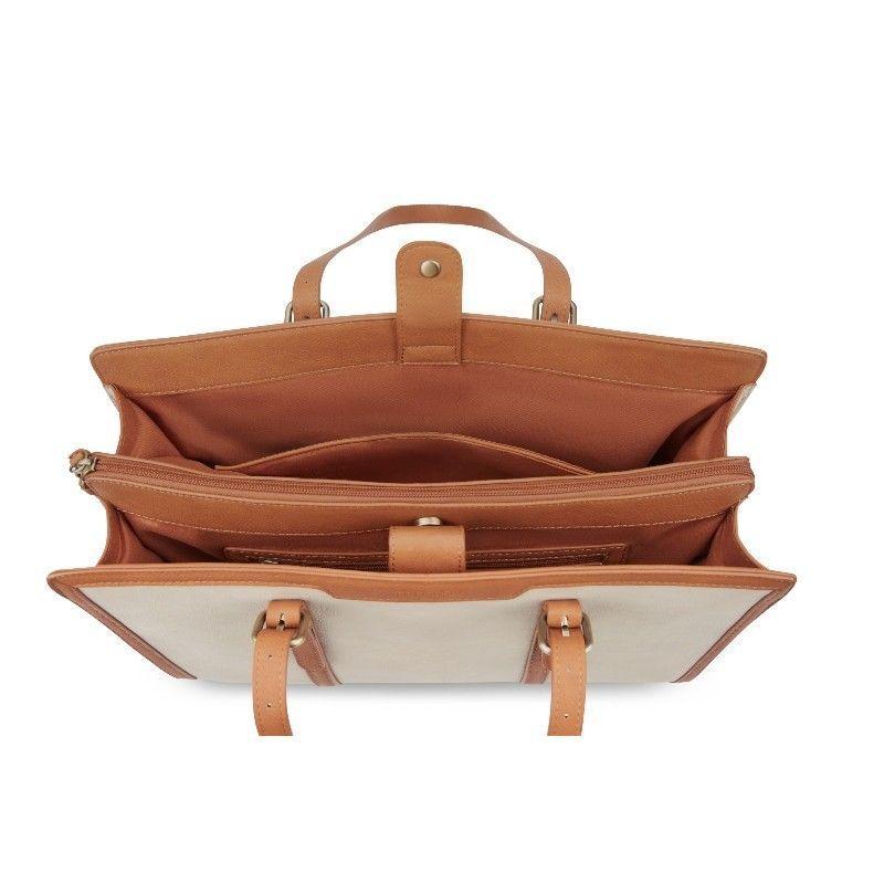 ECOSUSI Bolsa para notebook 15.6'' - Beige-3