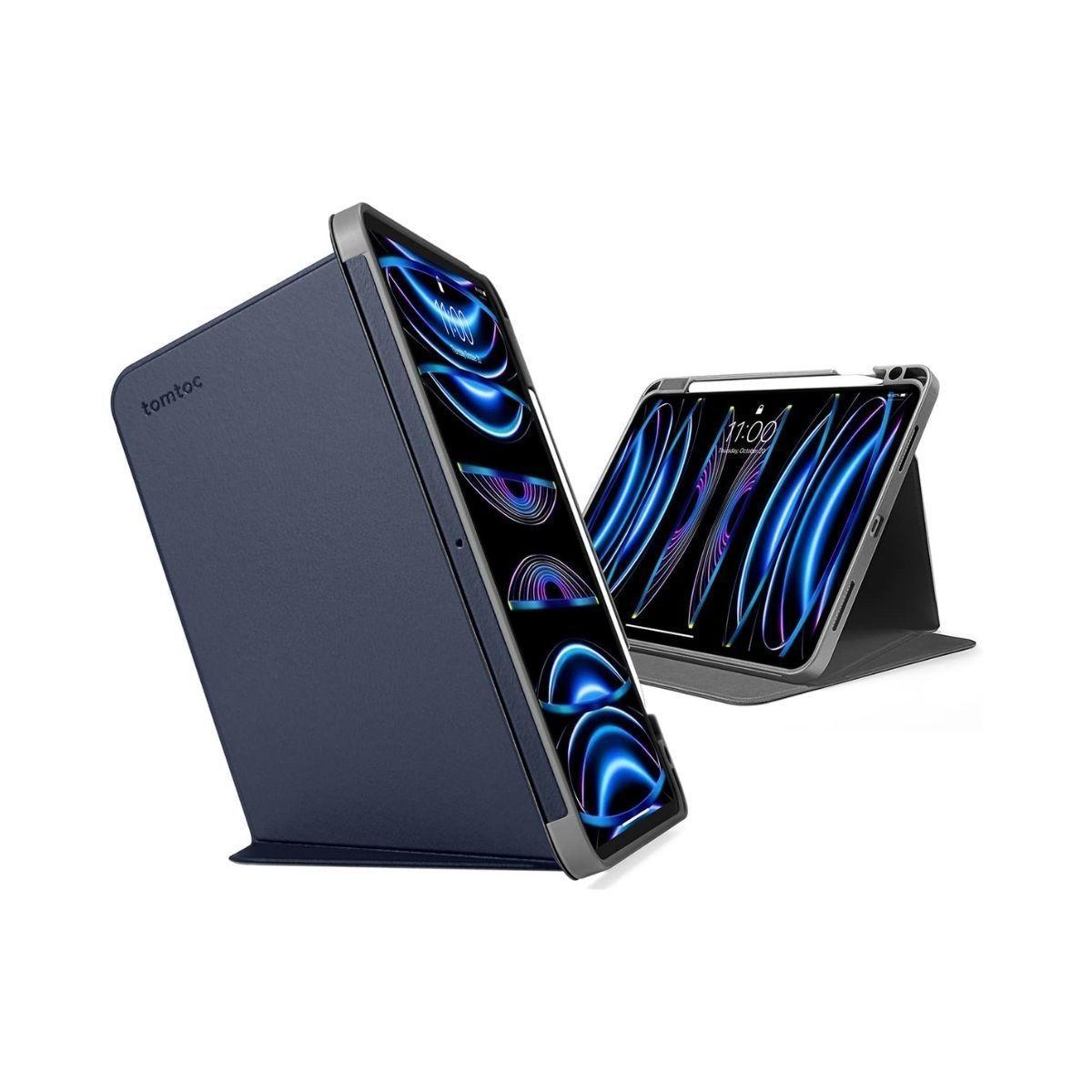 Tomtoc Funda Vertical Ipad Pro 11" 3ra/4ta - Azul -0