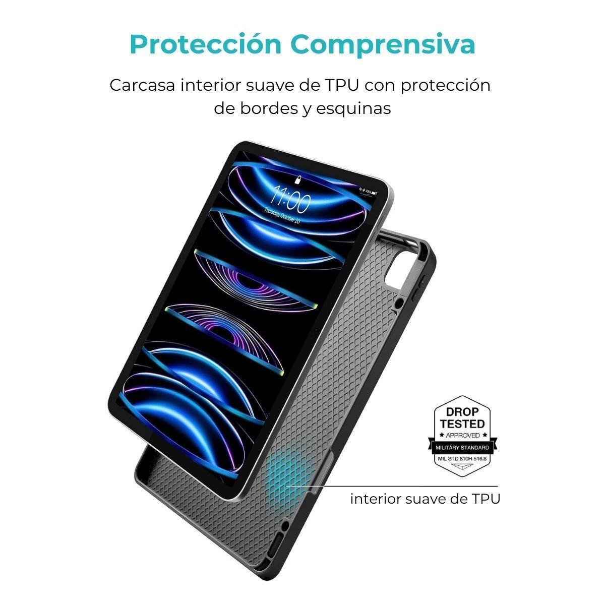 Tomtoc Funda Vertical Ipad Pro 11" 3ra/4ta - Azul -1