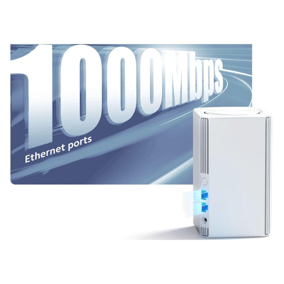 Xiaomi Mesh System AC1200 2,4Ghz / 5Ghz WiFi 5 1-Pack Blanco-5