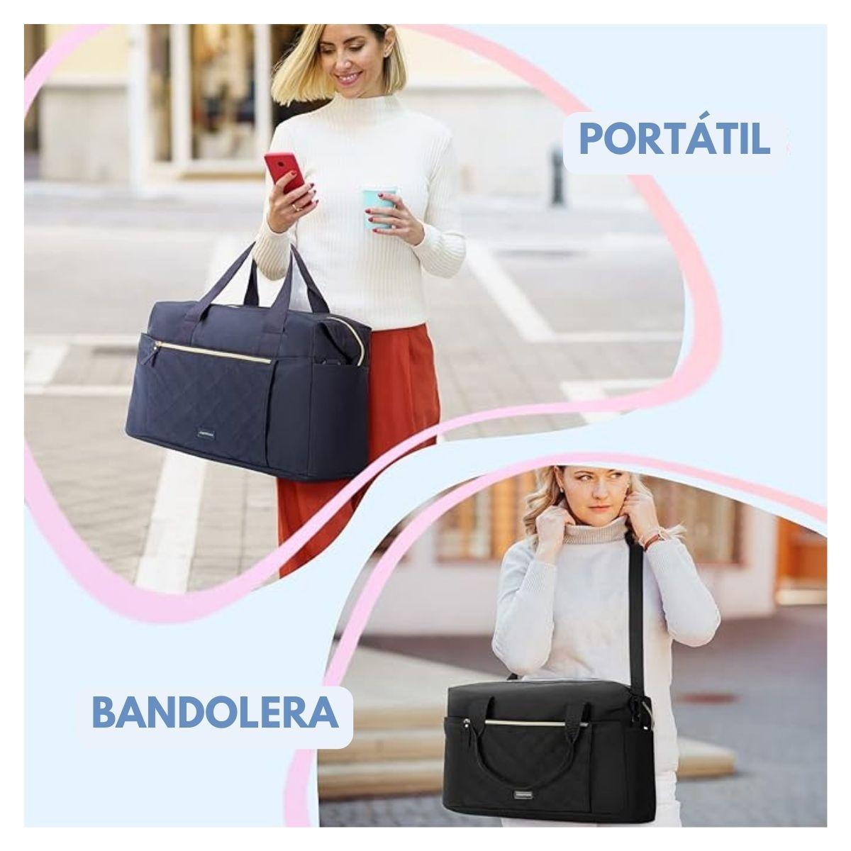 Mommore Bolso Maternal para Hospital Set 4 Piezas 39L - Azul-5