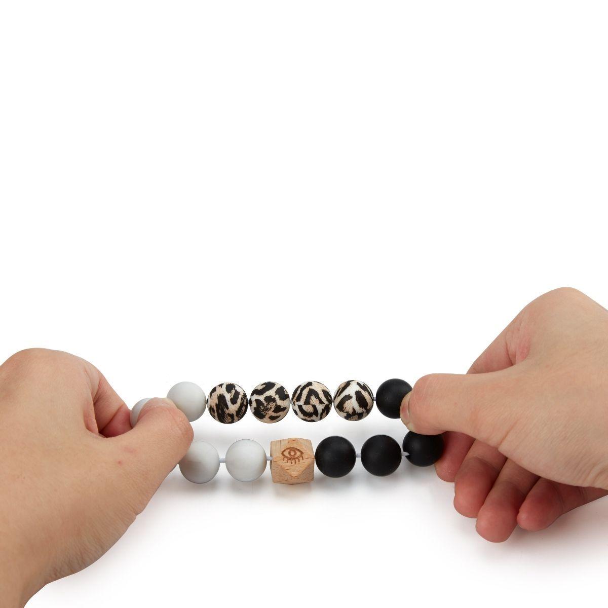 ECOSUSI Llavero de pulsera con billetera- Negro-4