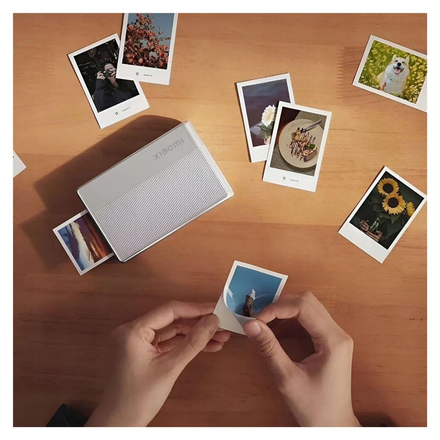 Xiaomi Impresora Fotográfica Portátil 1S con Papel fotográfico x5-6