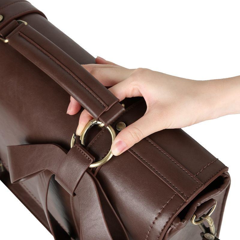 Ecosusi Maletín BOW removible para laptop 15.6" -Marrón-1