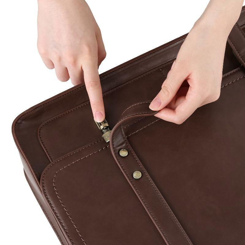 Ecosusi Maletín BOW removible para laptop 15.6" -Marrón-2