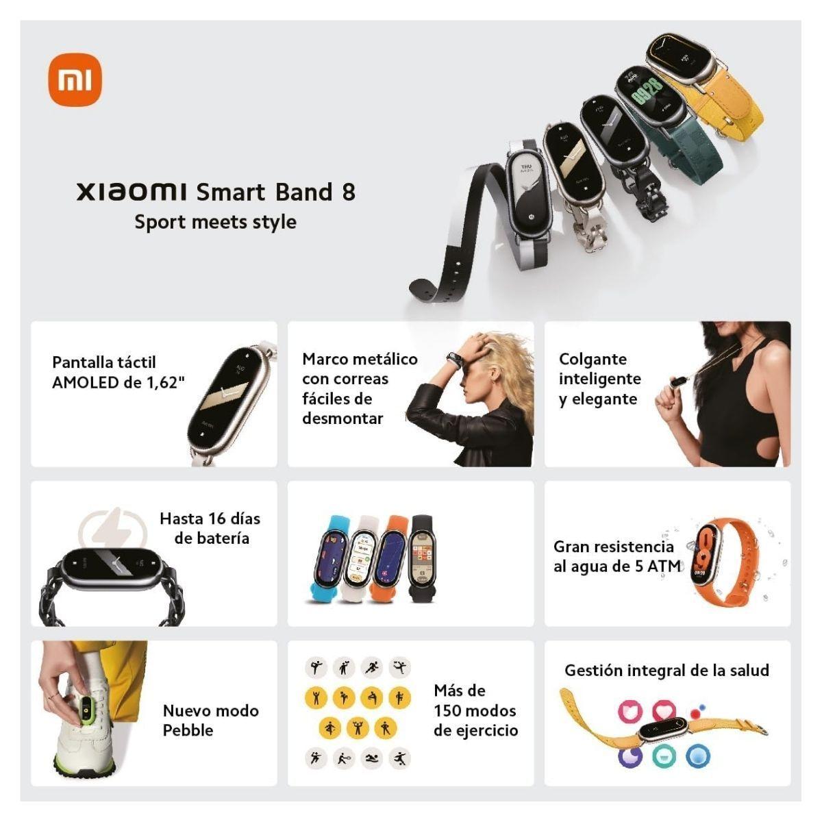 Xiaomi Mi Smart Band 8 - Negro-4