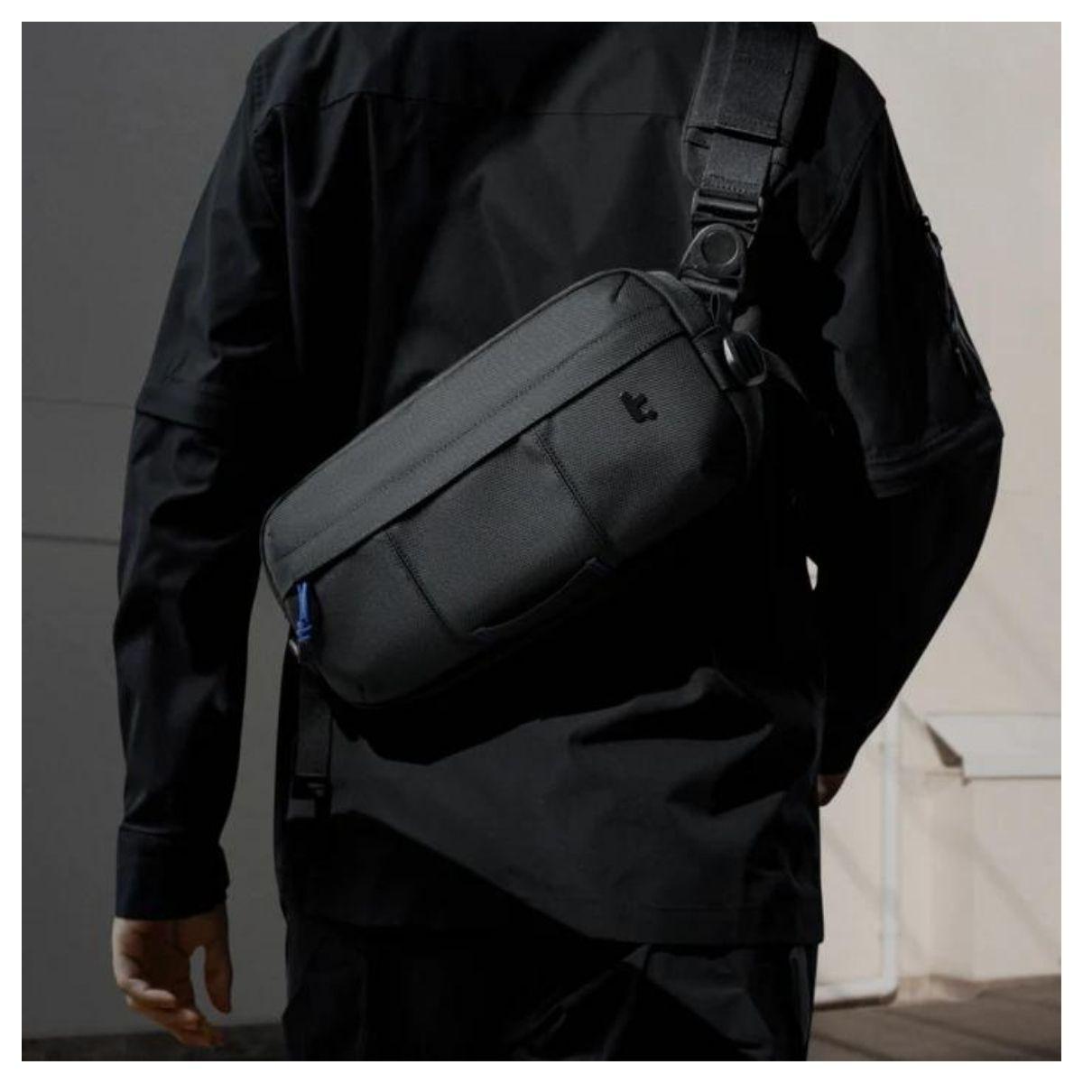 Tomtoc Bolso Sling Wander-T26 para NS/iPad Mini (5.5L) - Negro-2