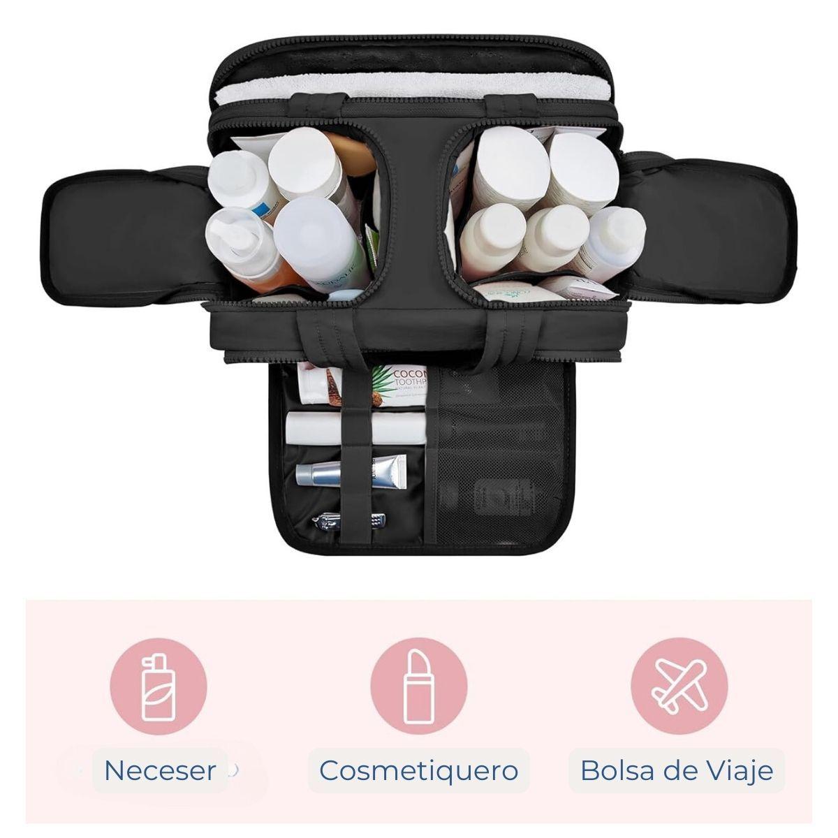 Bagsmart Neceser Multifuncional Zora Spacesaver 4 en 1 - Negro-5