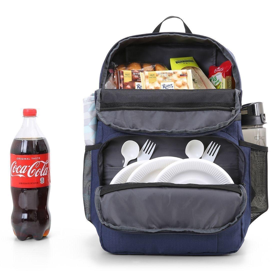 TOURIT Mochila térmica para 32 latas - negra-1