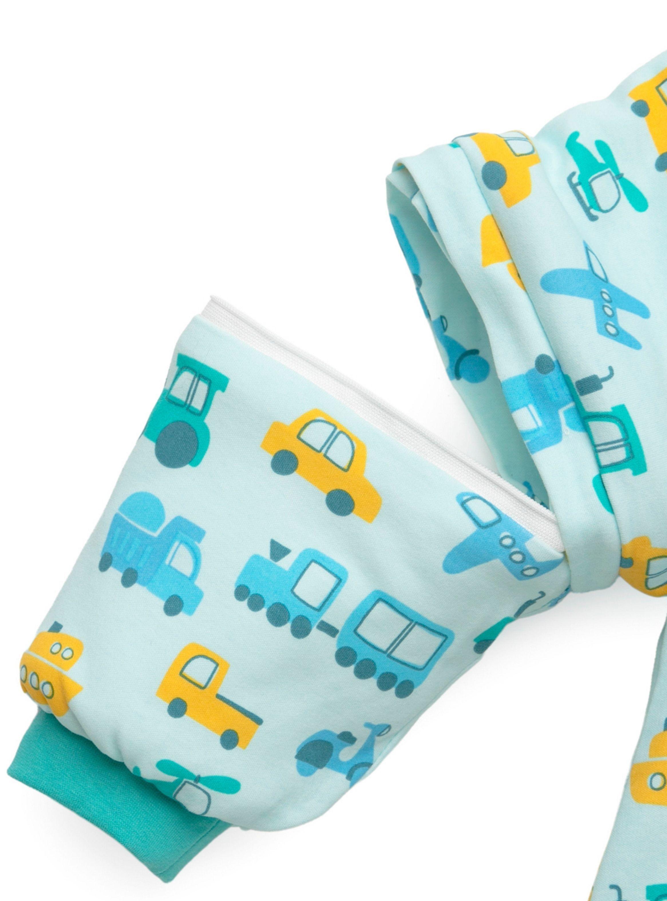 Saco de dormir bebé TOG 3.5 con piernas Niño Autos invierno-2