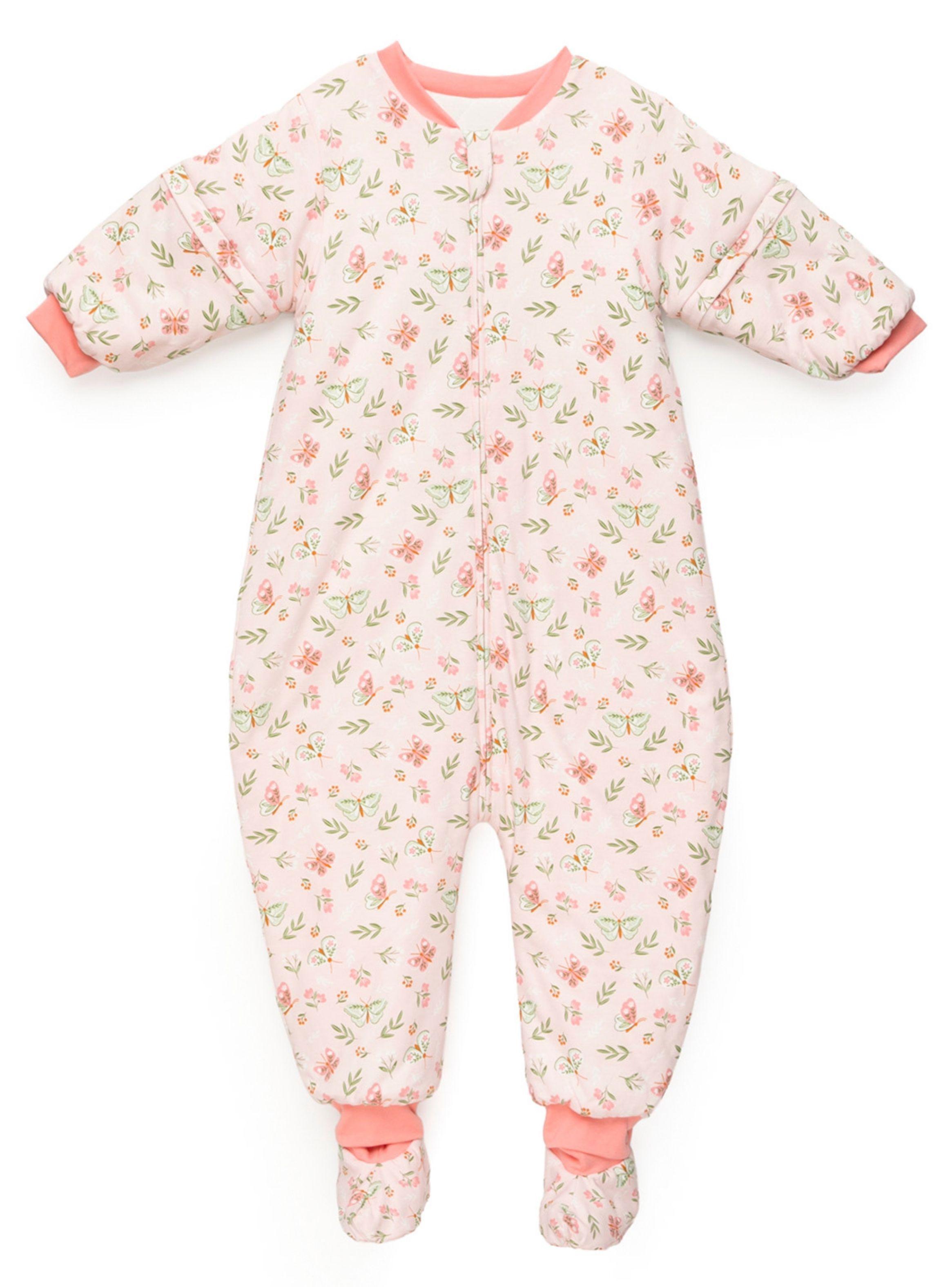 Saco de dormir bebé TOG 2.5 piernas y pies Niña Mariposa-1