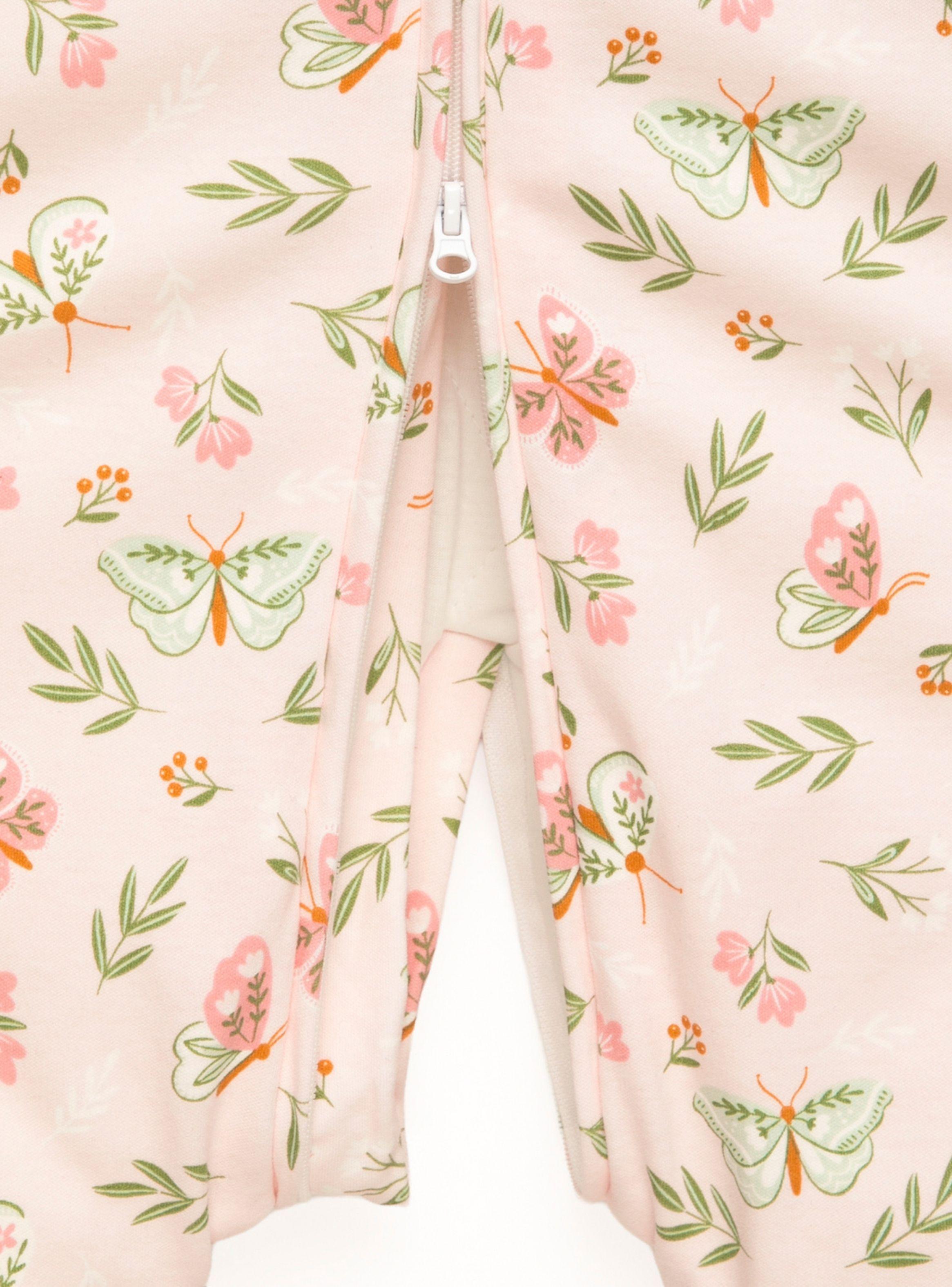 Saco de dormir bebé TOG 2.5 piernas y pies Niña Mariposa-6