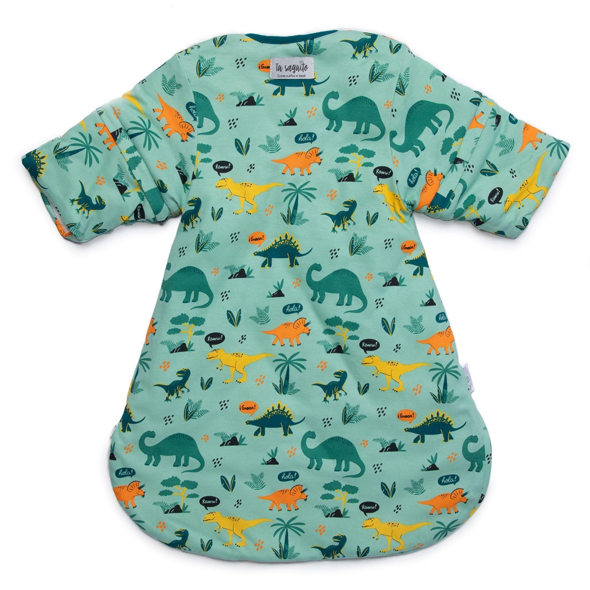 Saco de dormir bebé TOG 2.5 gota mangas –Dinos- Saquito bebé-4
