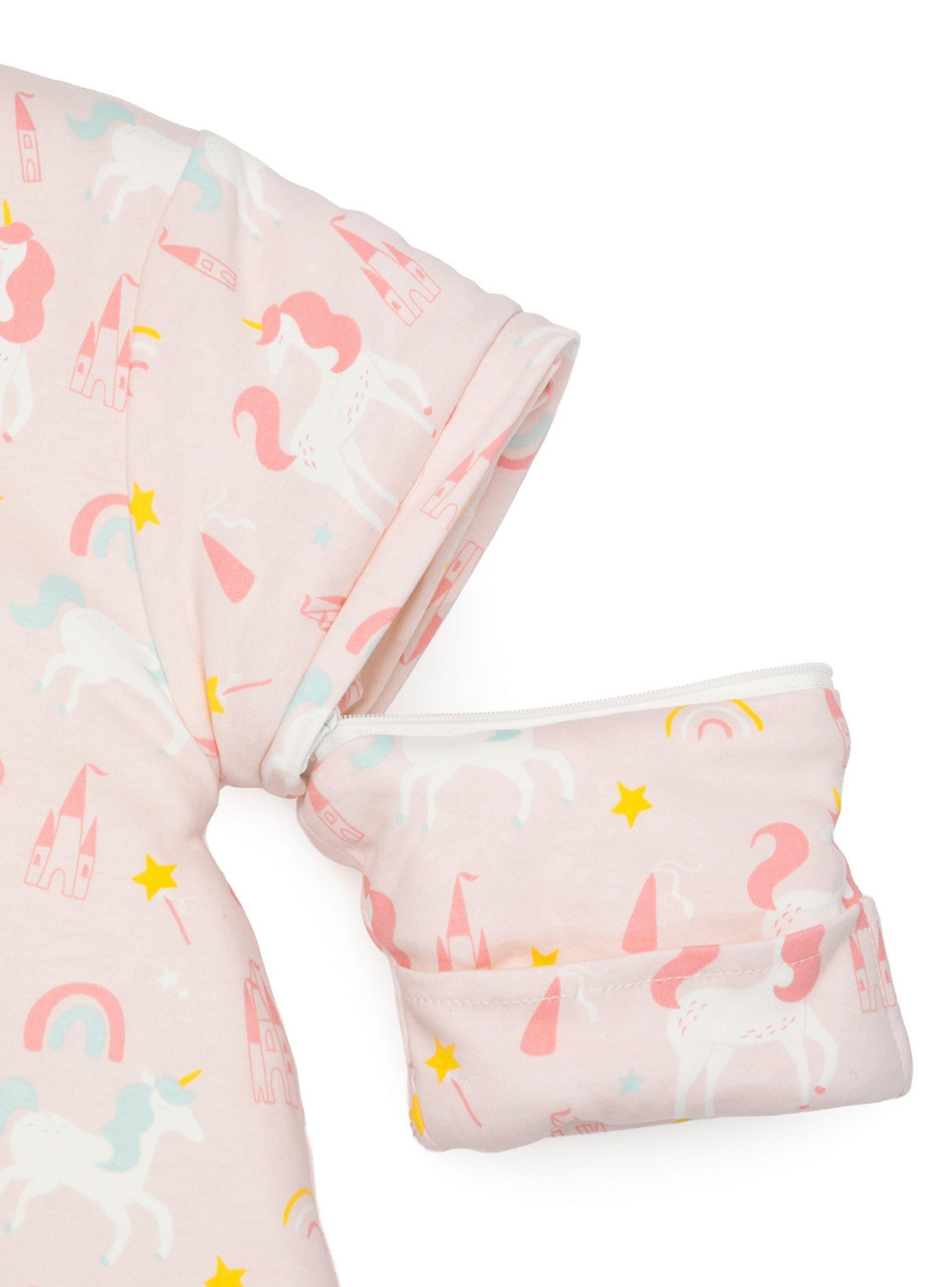 Saco de dormir bebé TOG 3.5 gota mangas removibles unicornio-3