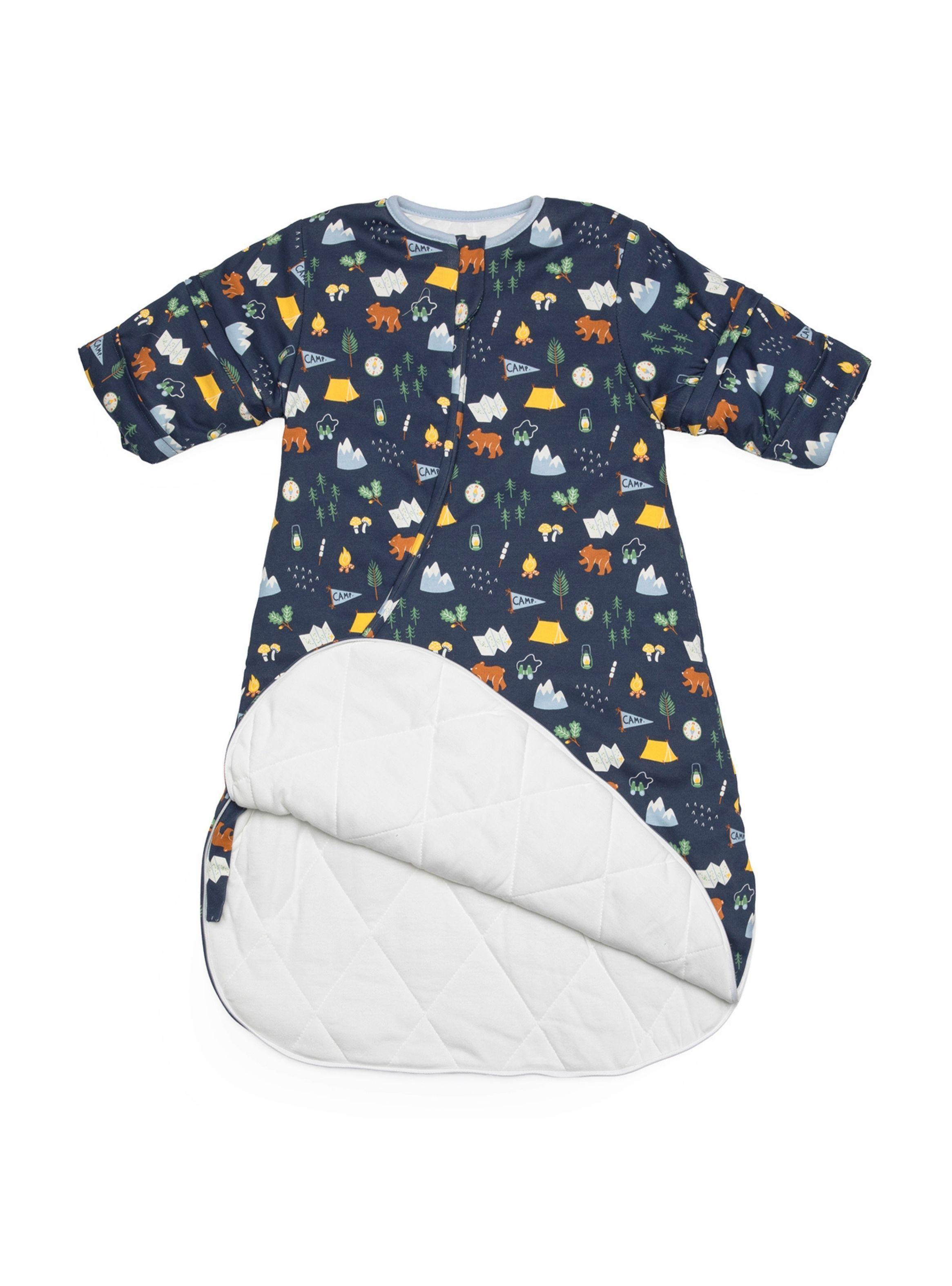 Saco de dormir bebé TOG 2.5 gota con mangas removibles azul-2