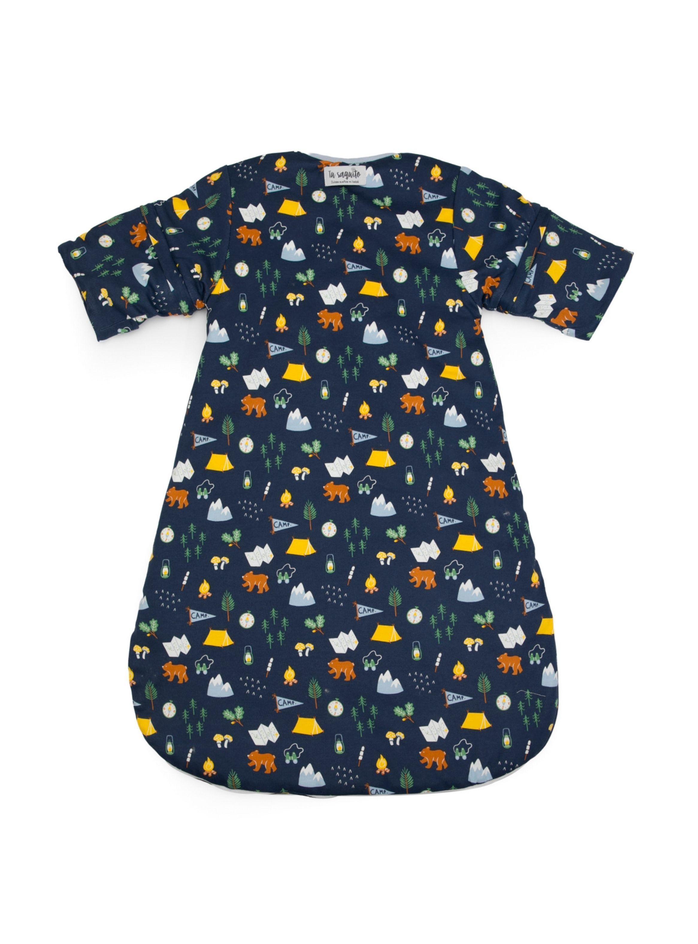 Saco de dormir bebé TOG 2.5 gota con mangas removibles azul-6
