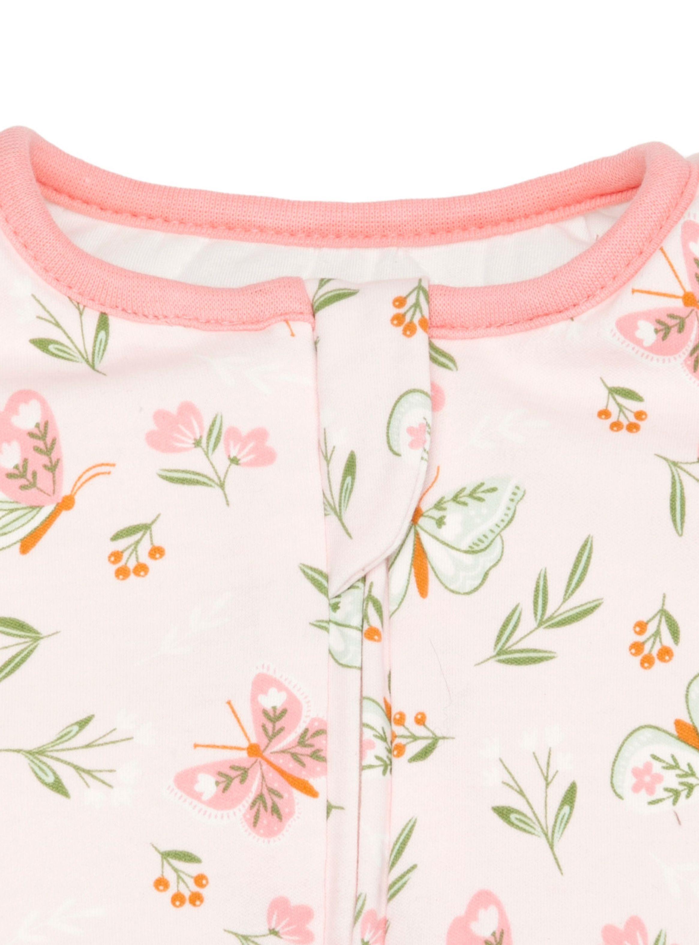 Saco de dormir bebé TOG 2.5 gota con mangas removibles rosa-5