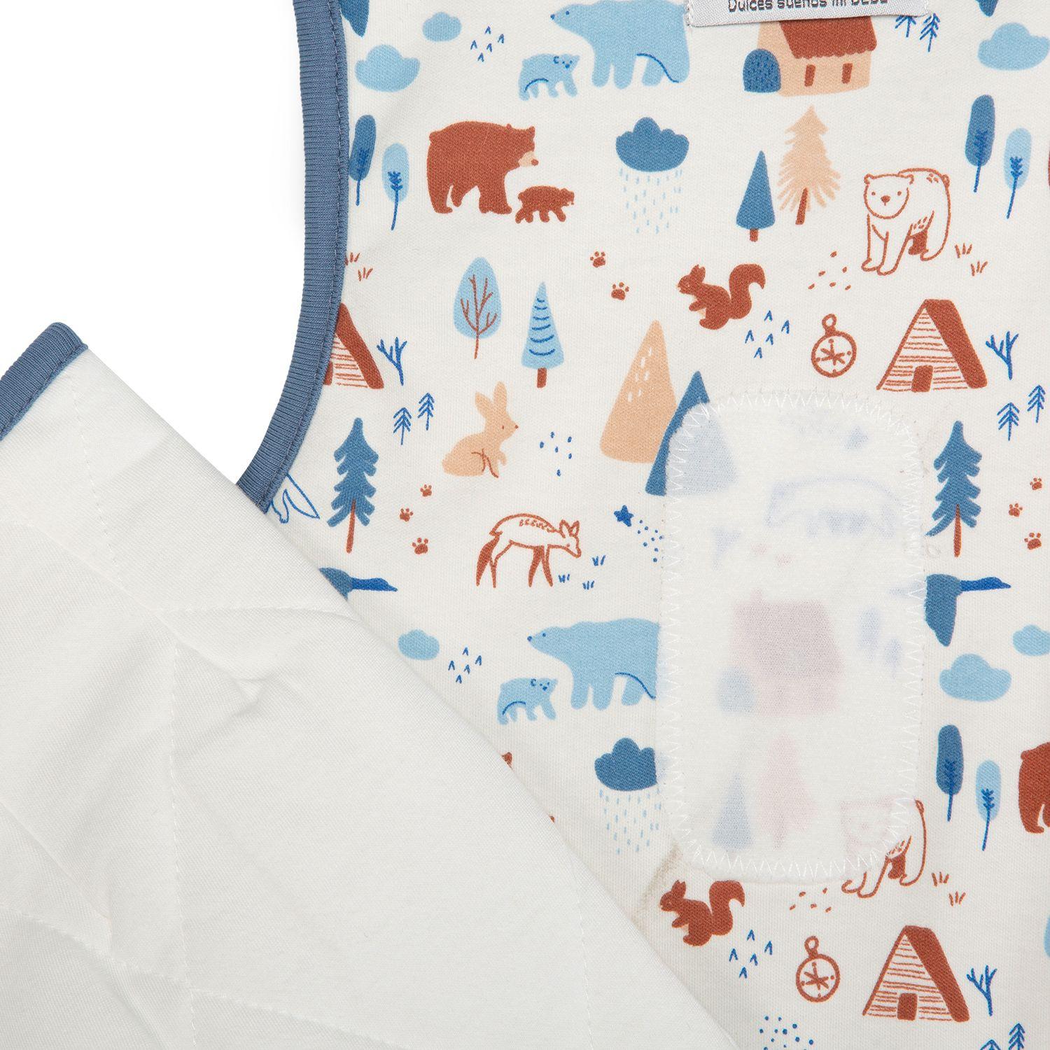 Saquito de dormir con swaddle - TOG 2.5 Glacial-3