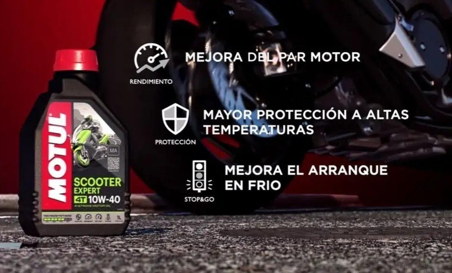 Aceite De Moto 10w 40 5100 Semi Sintetico Motul 4t 1l-2