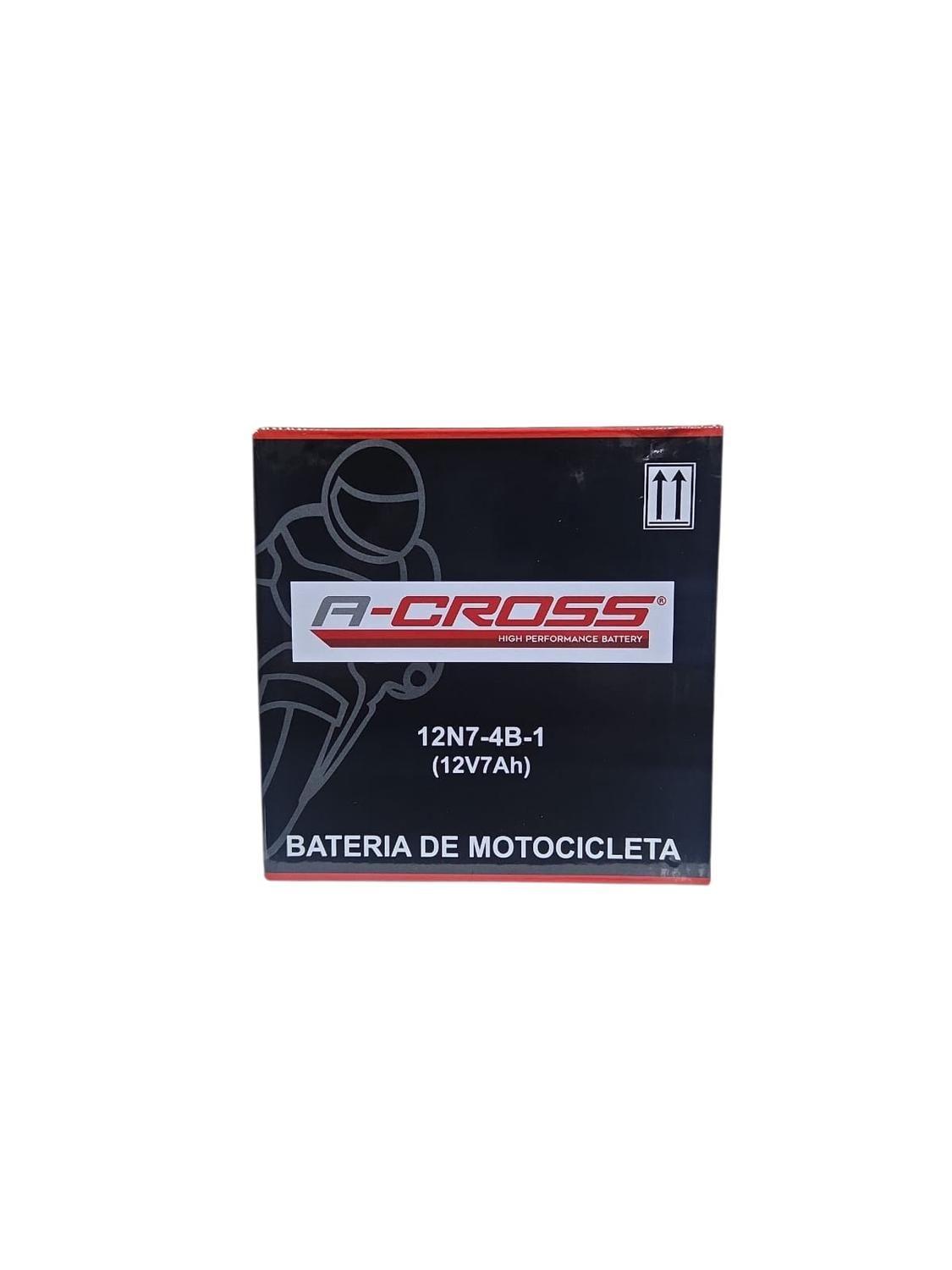 Batería Moto 12N7-4B / YB7-A / 12N-4A / HB7-A A-CROSS-3