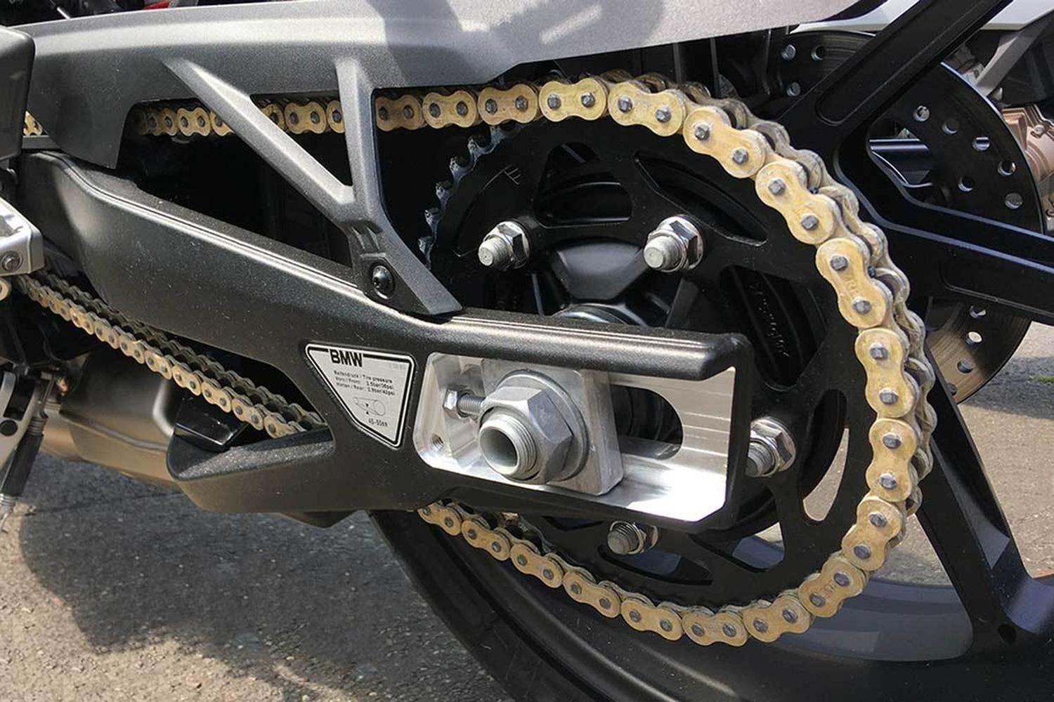 Cadena De Moto 428 X 140 Reforzada Dorada Original Riffel-2