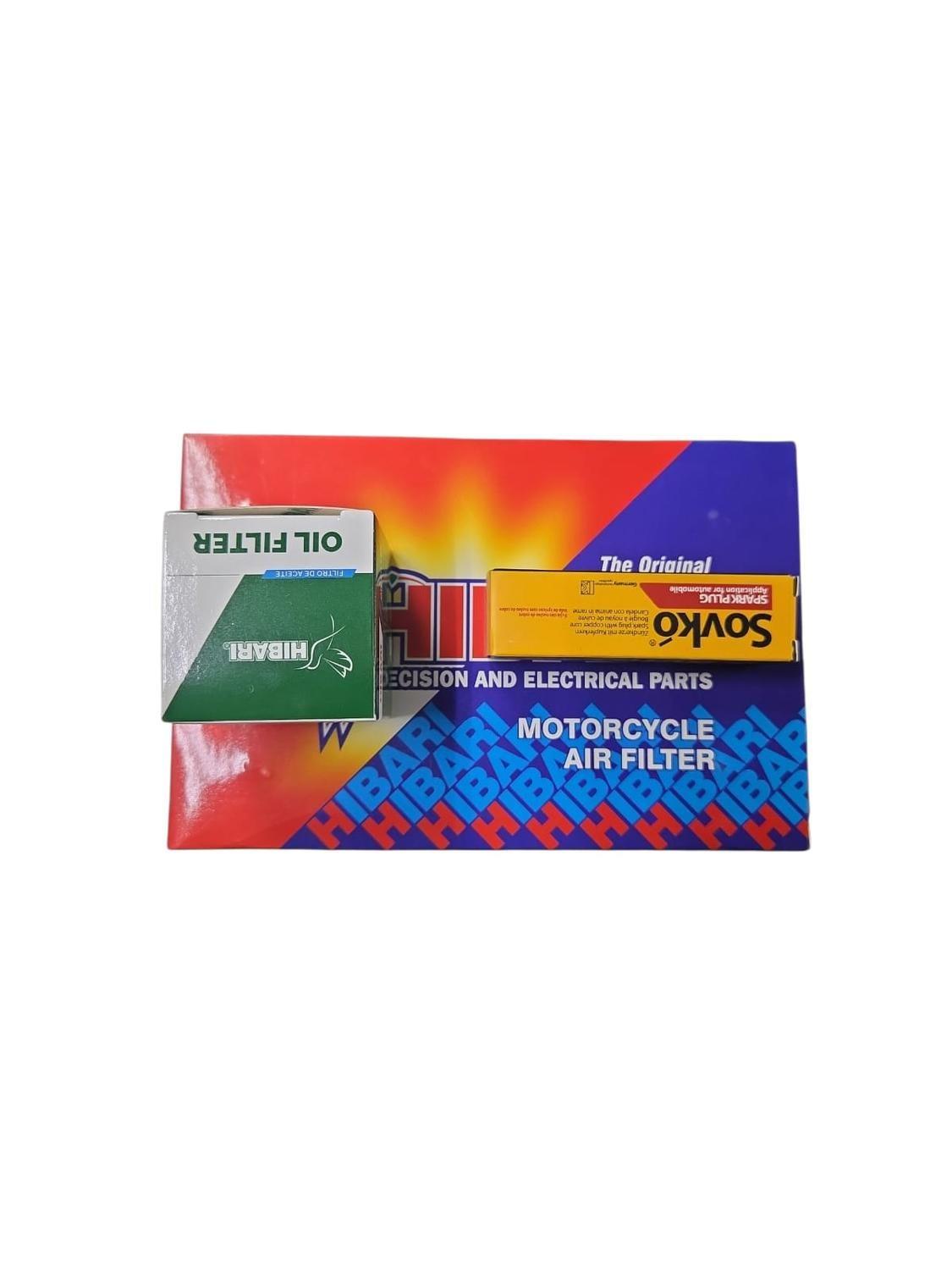 Kit De Mantencion Moto Suzuki Gixxer 250 / Aire+aceite+bujia-0