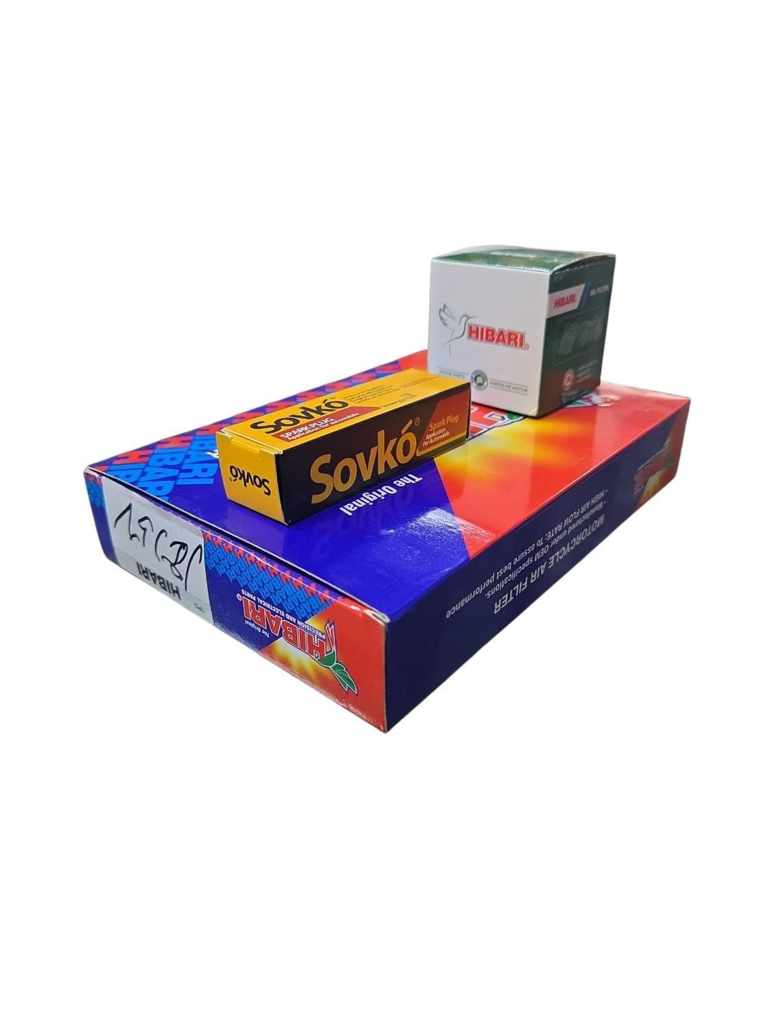 Kit De Mantencion Moto Suzuki Gixxer 250 / Aire+aceite+bujia-1
