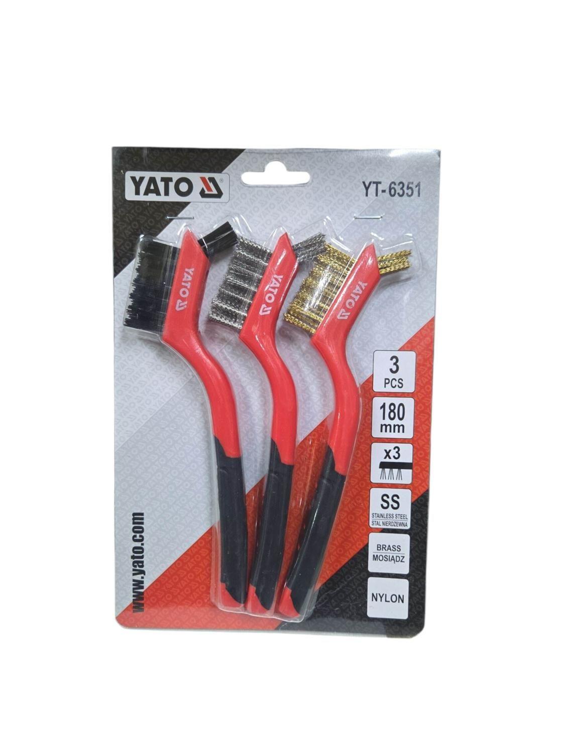 Juego Cepillos De Alambre Automotriz Yato-0