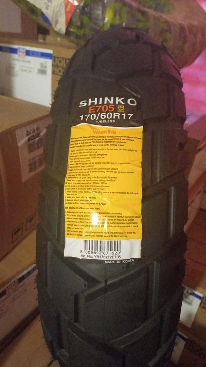 Neumático Trasero Shinko E 705 170/60/17 Multiproposito-1