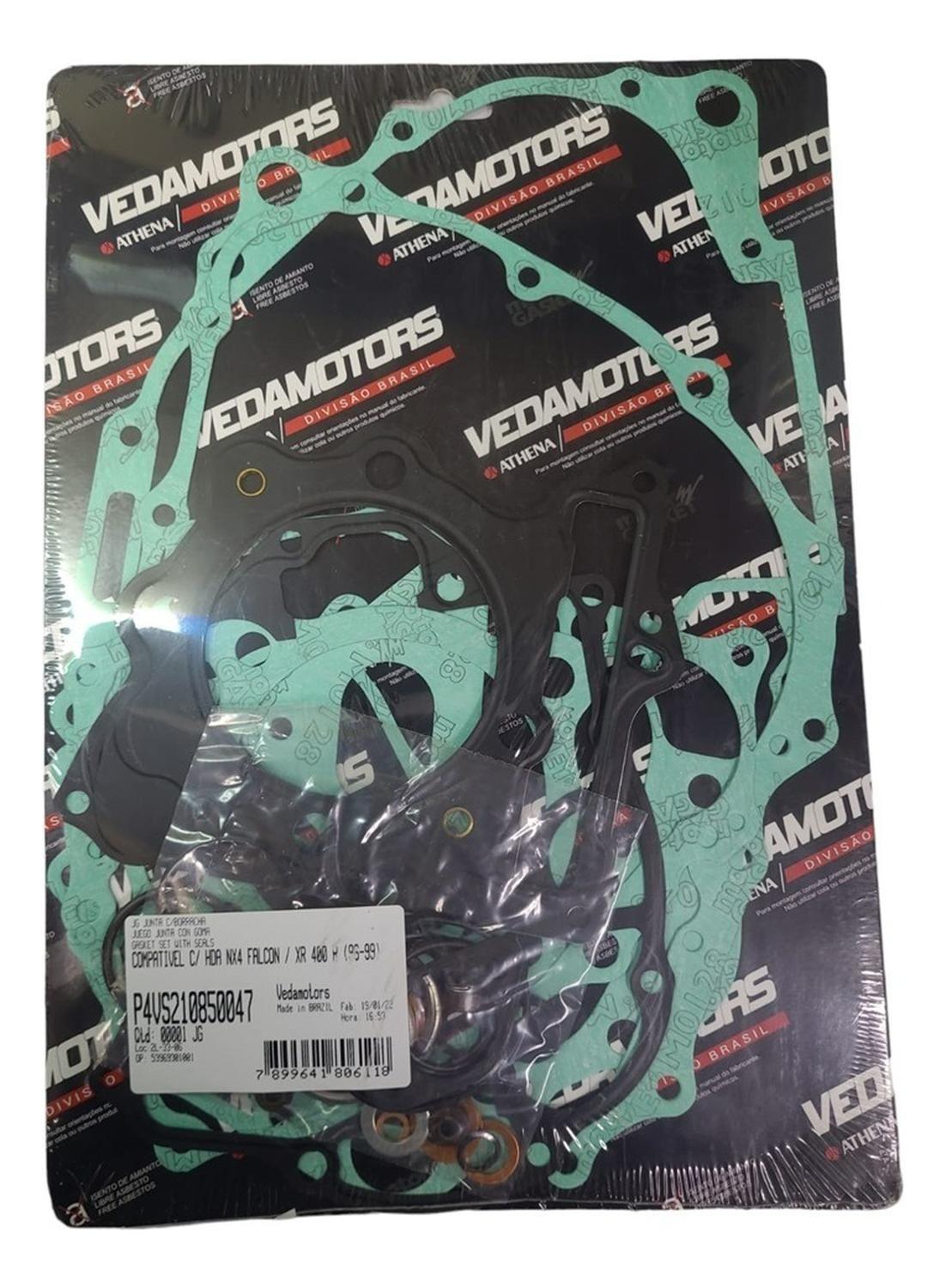 Kit De Empaquetaduras Para Moto Honda Falcon Nx 400-0