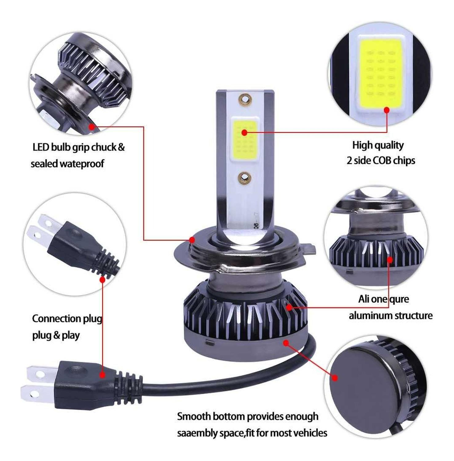 Ampolletas Mini Turbo Led Nissan Np 300 / Np 300 Navara-2