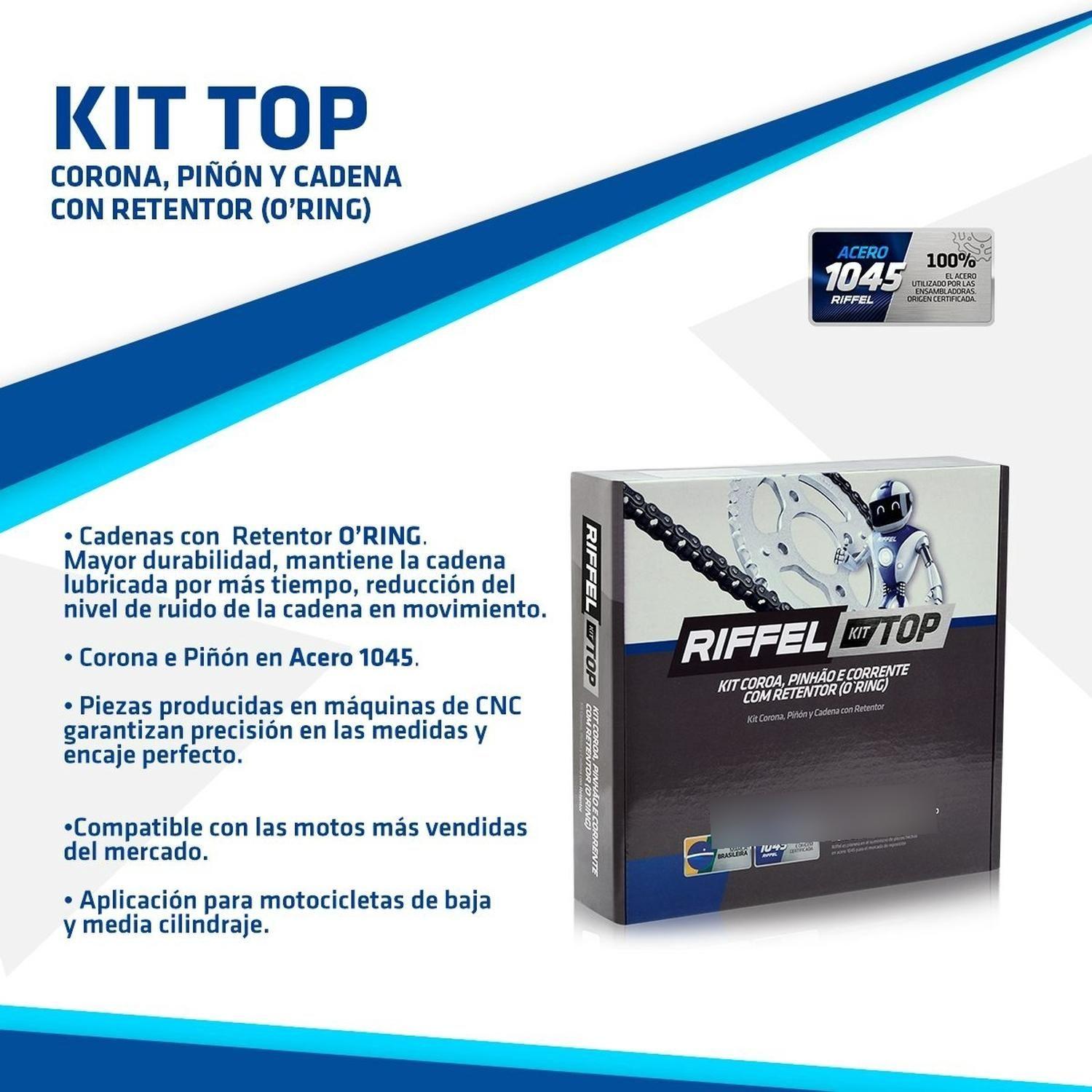 Kit De Transmision Ktm Adventure 390 Con Oring-1
