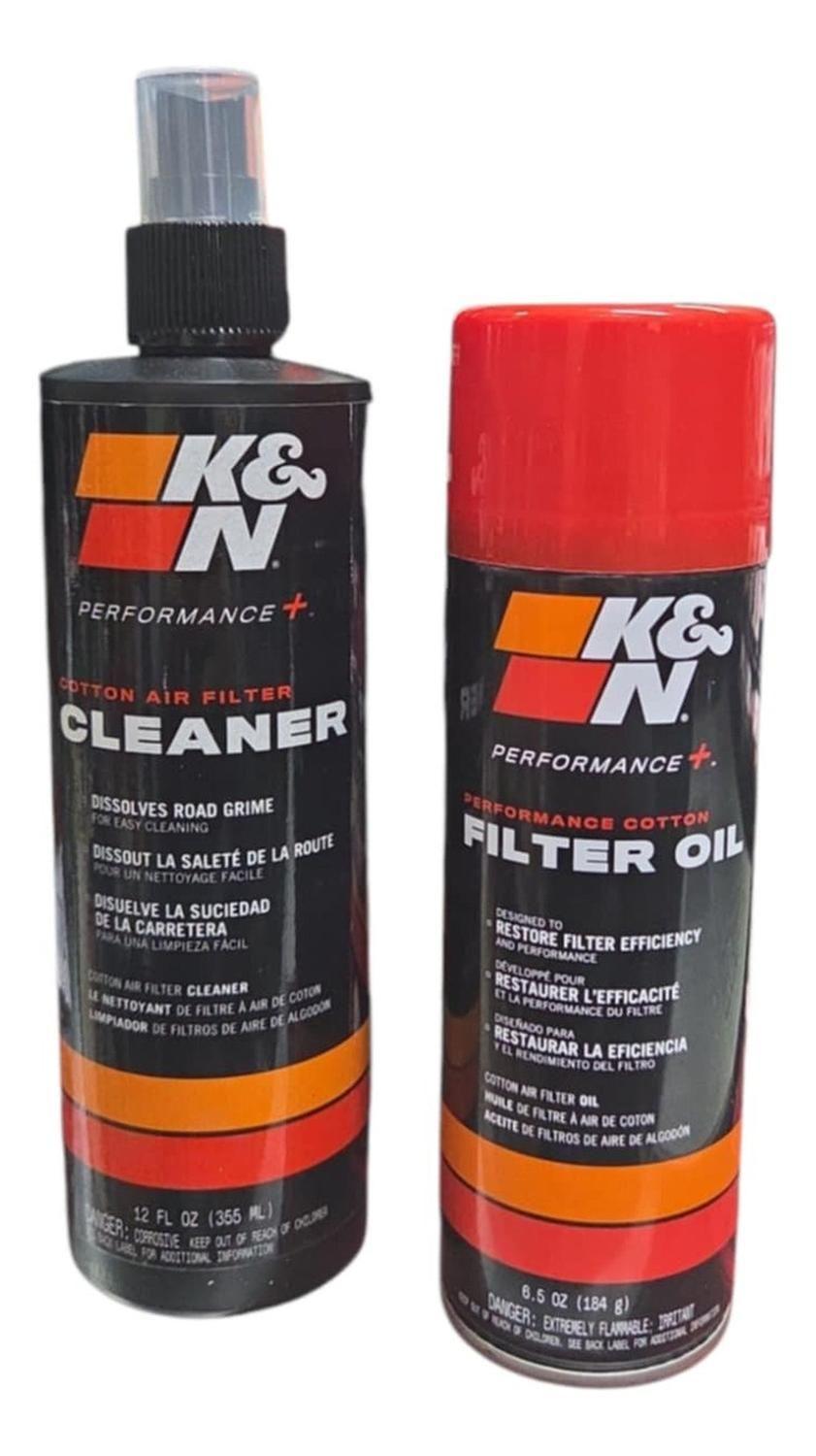 Kit De Limpieza Para Filtros De Aire Alto Flujo K&n Aerosol Rojo-0